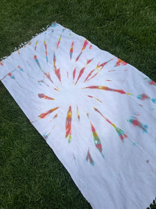 Vintage Classic Turkish Towel Picnic Blanket 40”x70”