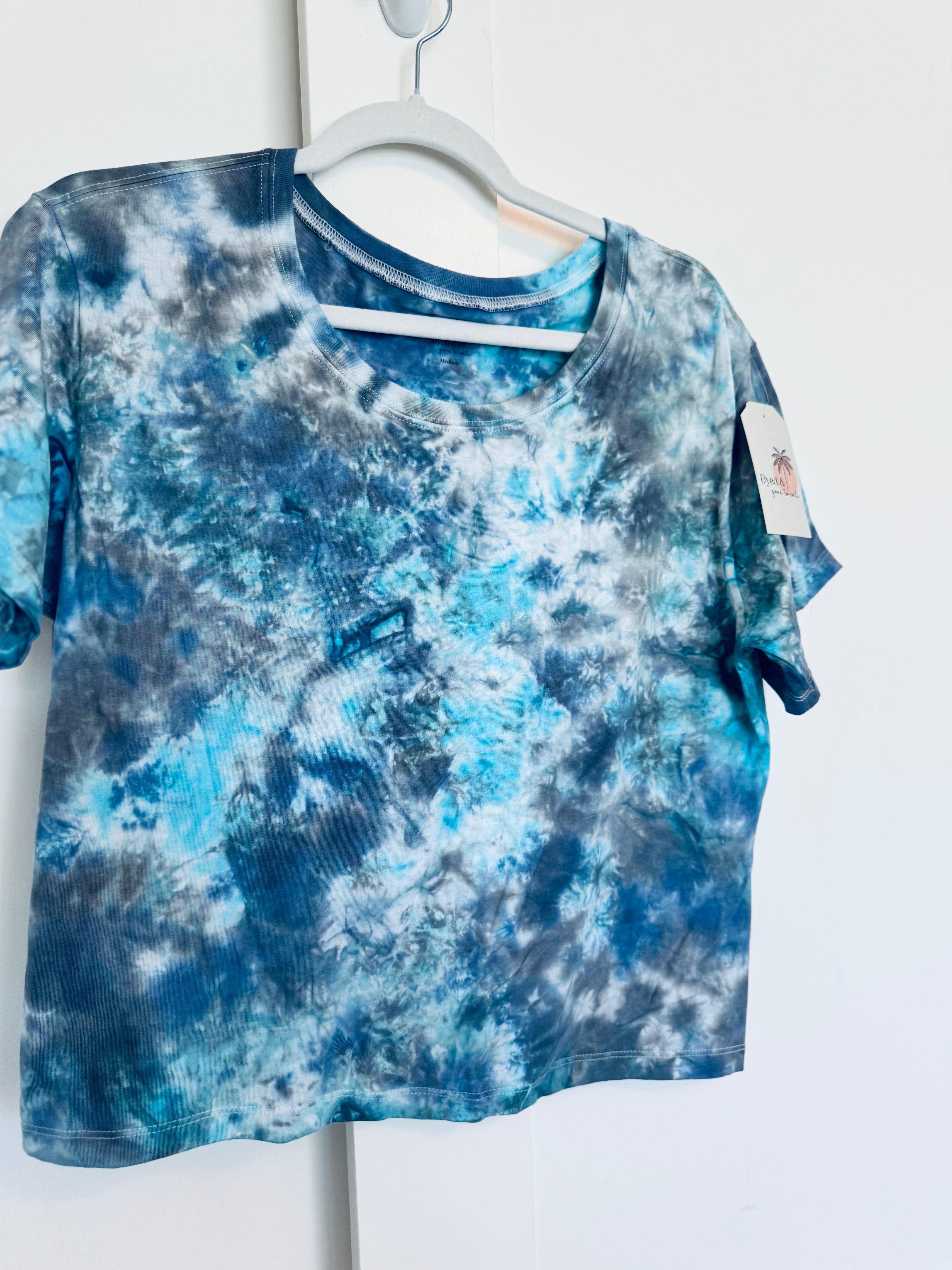 Medium Ice Dye Boxy Tee