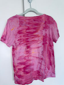 Small Ice Dye Vintage Soft V-Neck Ladies Tee