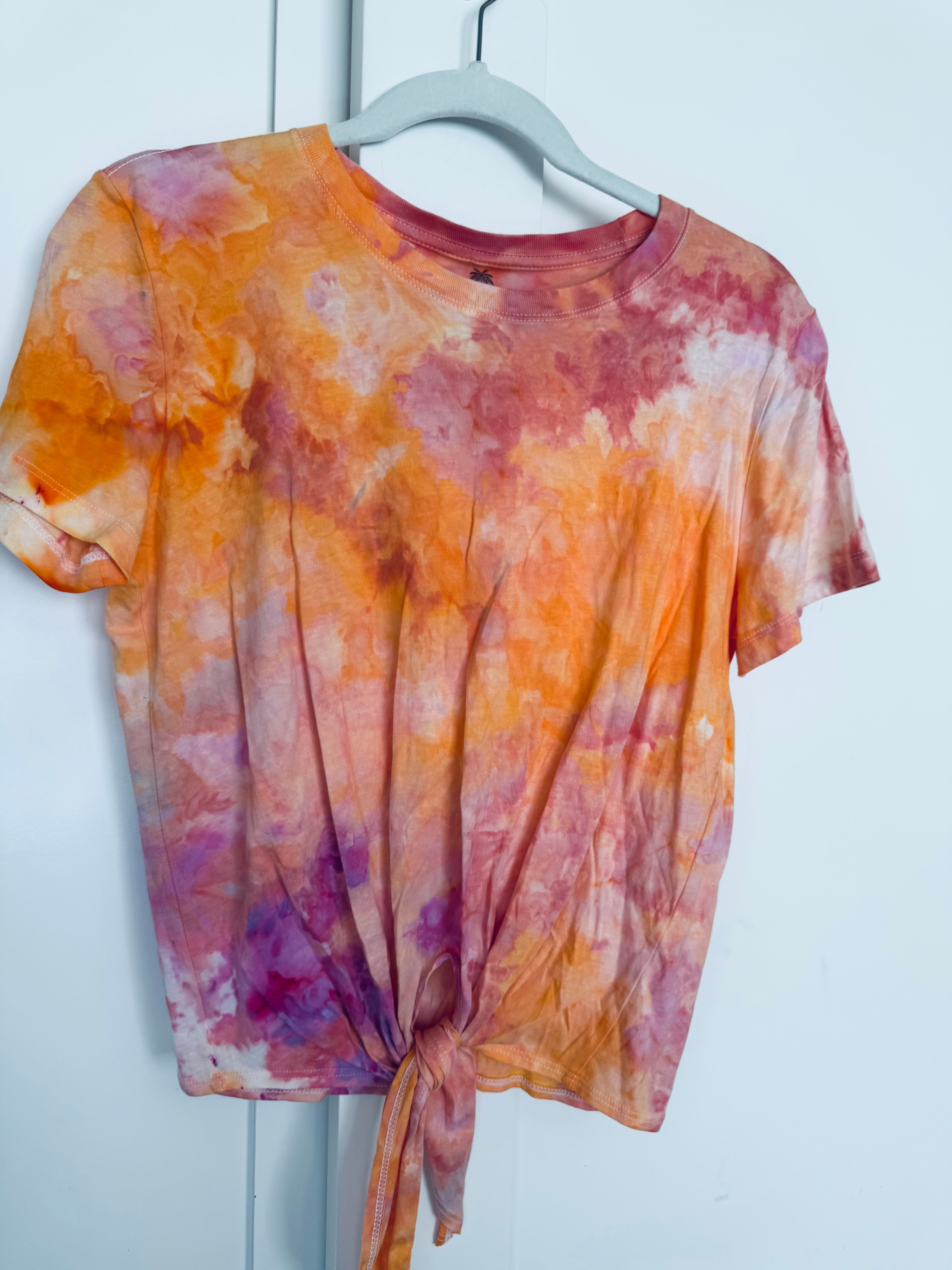 Medium Ice Dye Knot Tee