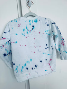 3T Smiley Splatter Dye Crew