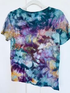 Small Ice Dye Vintage Soft V-Neck Ladies Tee