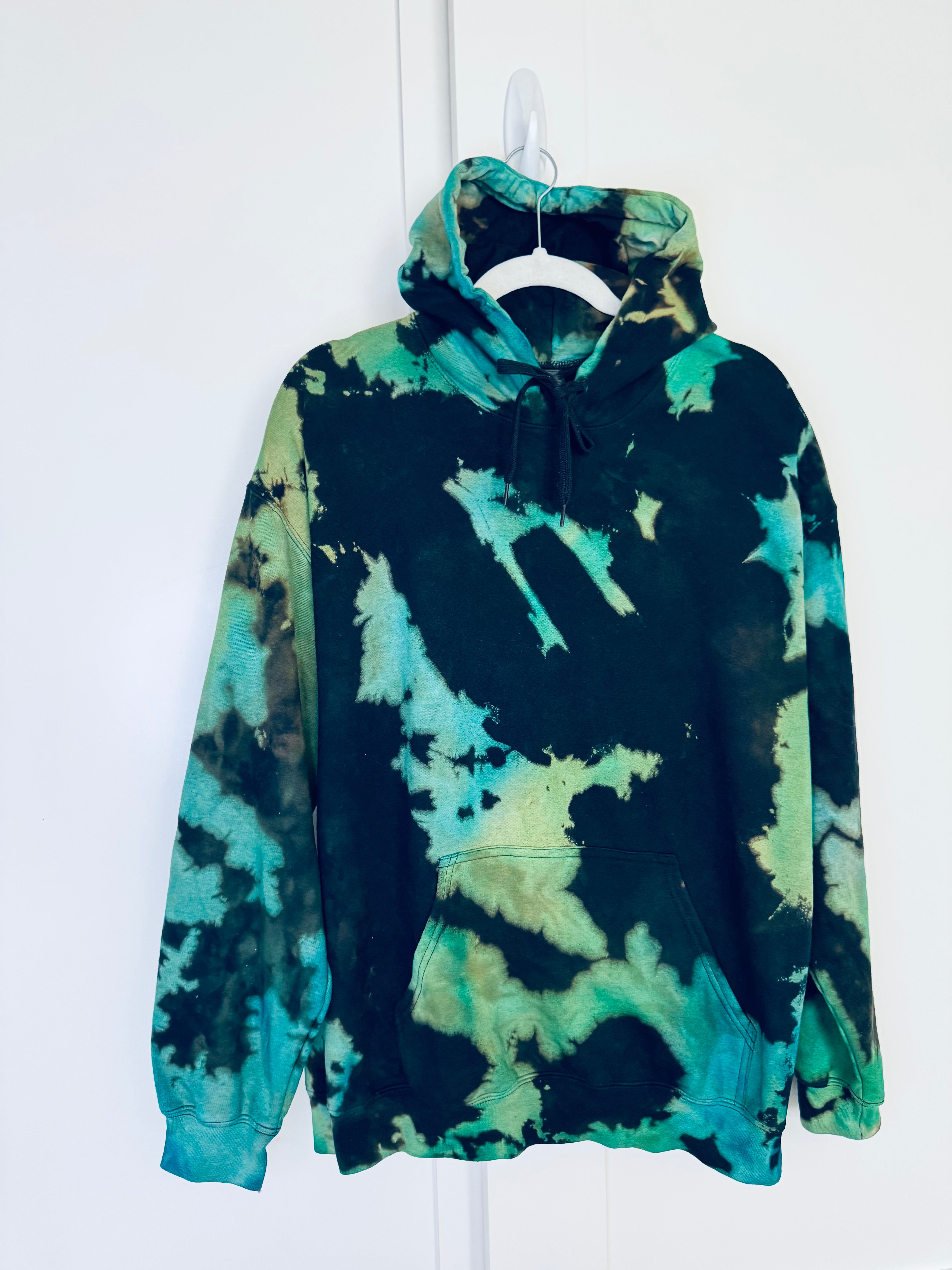 Large Unisex Reverse Dye Hoodie