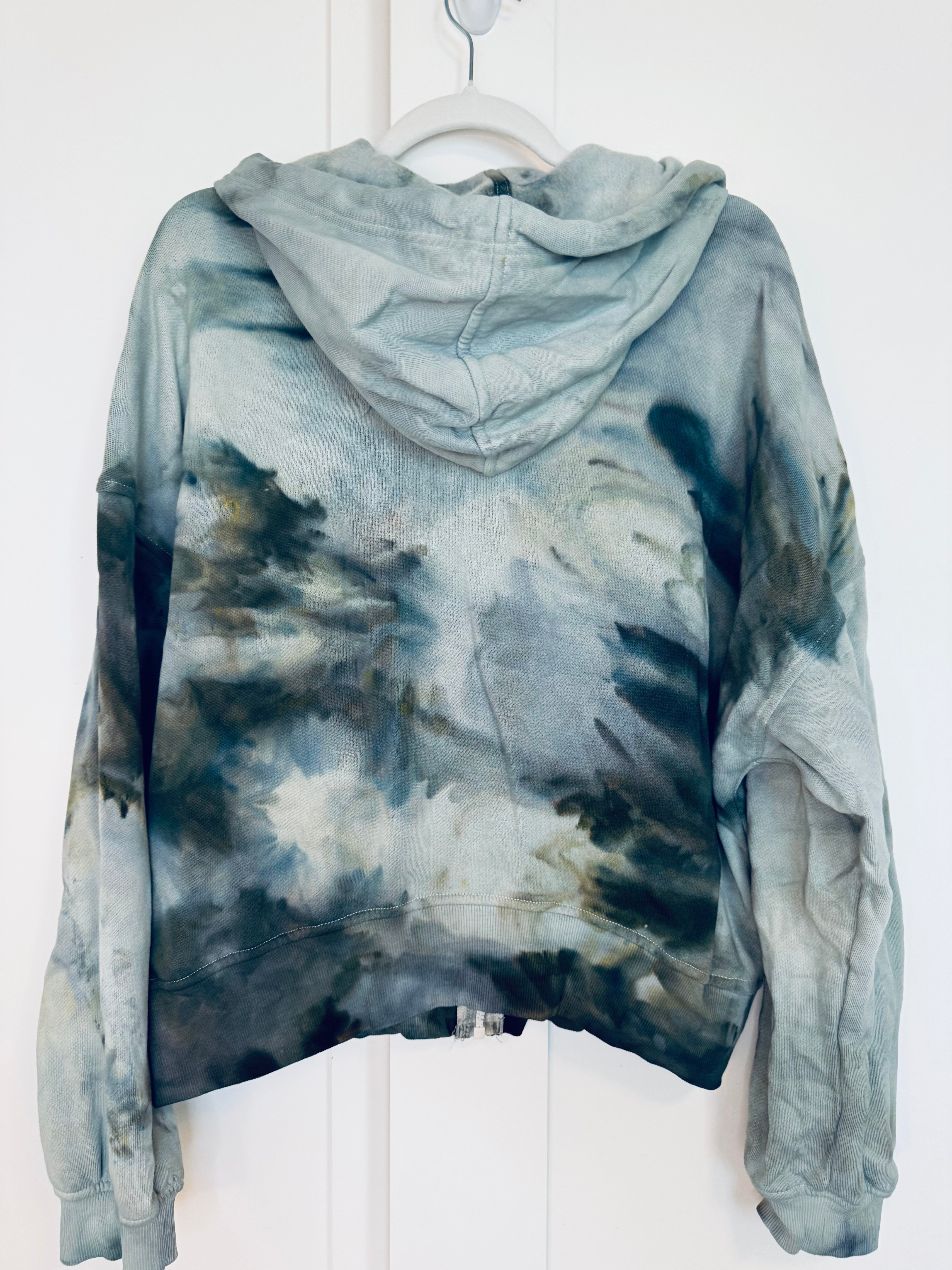 Medium Ice Dye So Comfy Zip Up