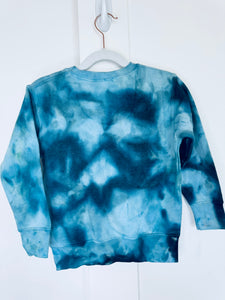 4T Toddler Ice Dye Crew