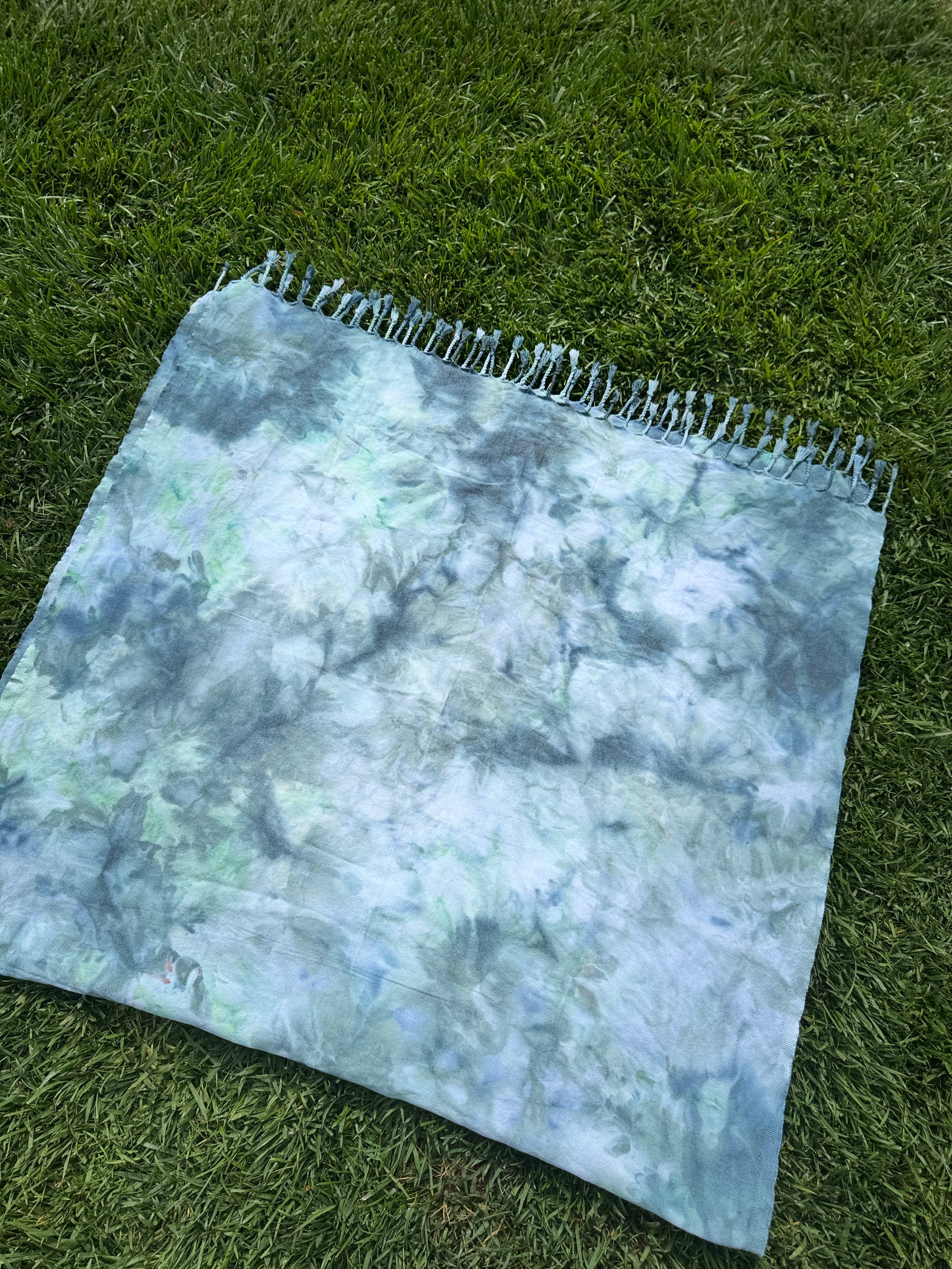 Island Blue Towel Picnic Blanket 40”x70”