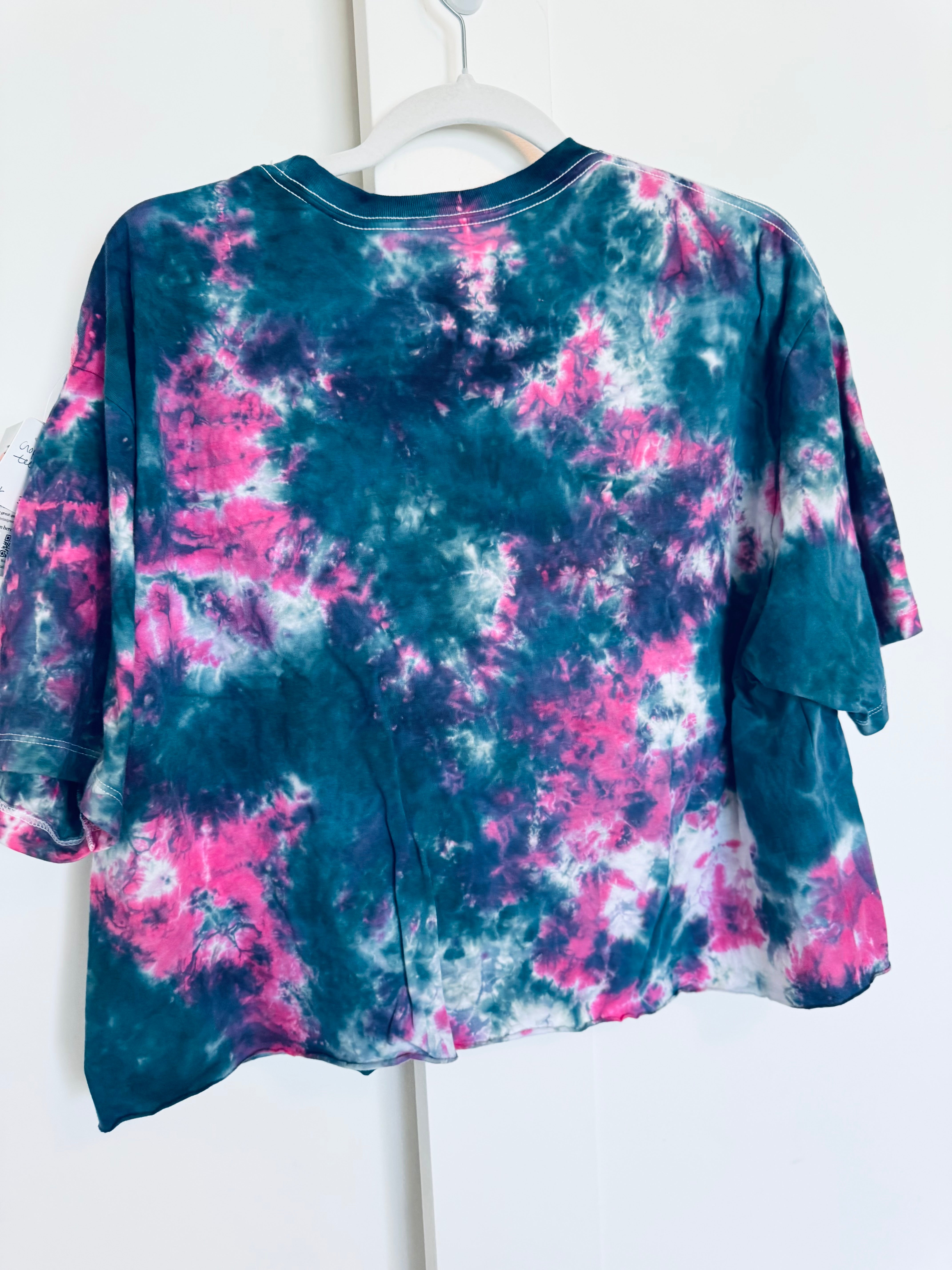XLarge Ice Dye Crop Tee