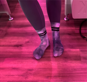 Dyed Pilates Yoga Grip Socks