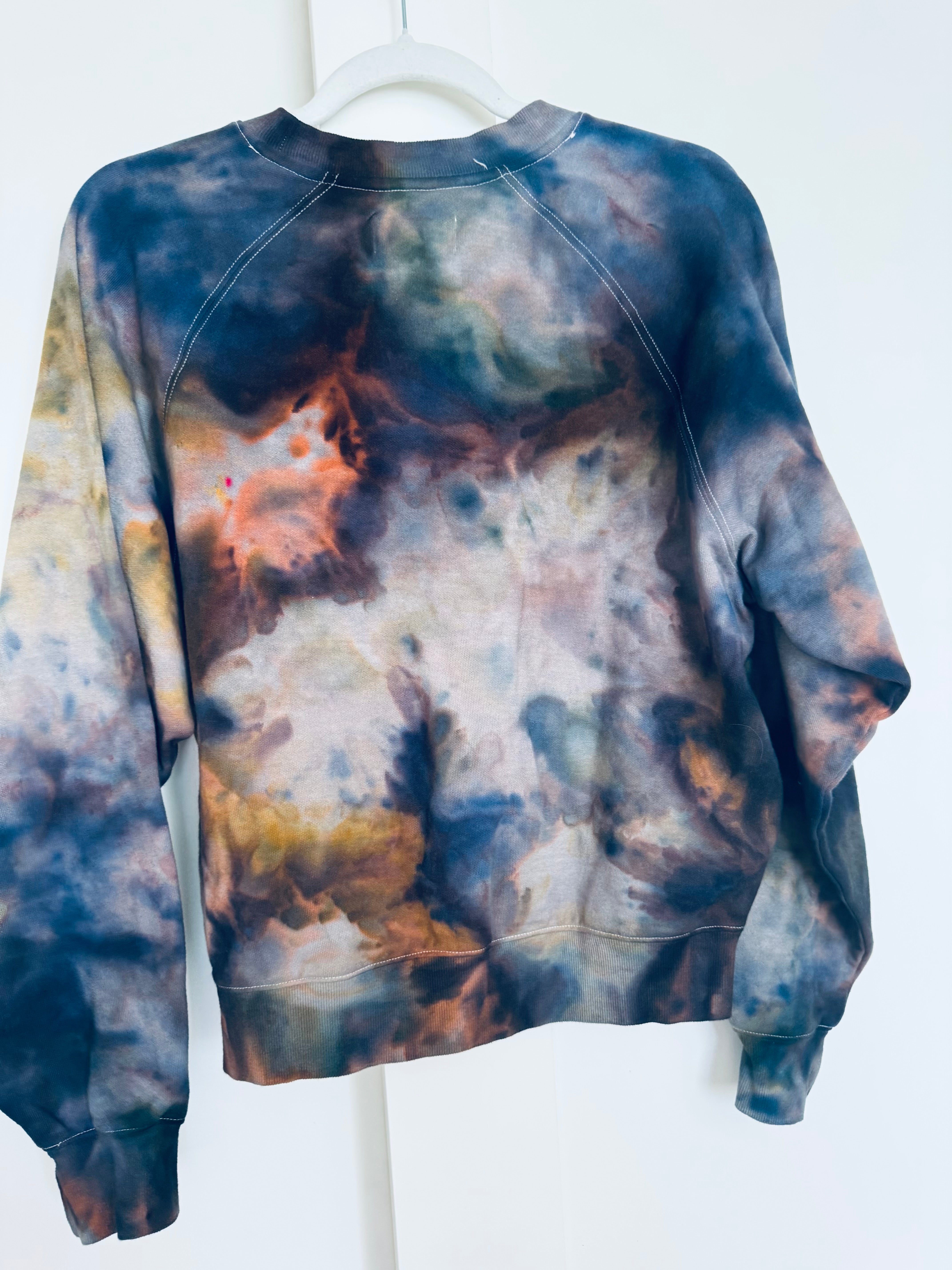 Small So Cozy Ice Dye Classic Crew