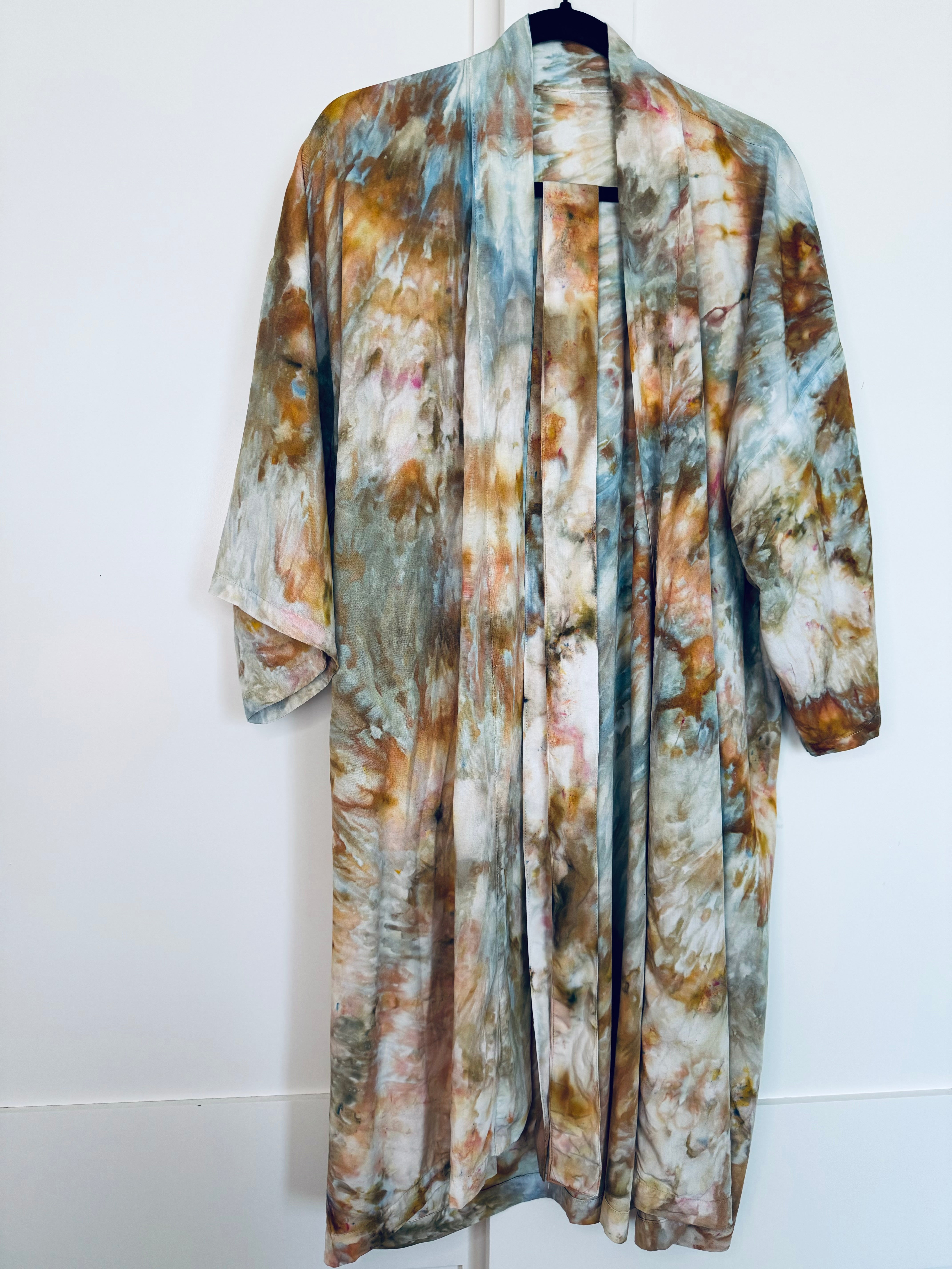 Seaside Ice Dye One Size Kimono Robe