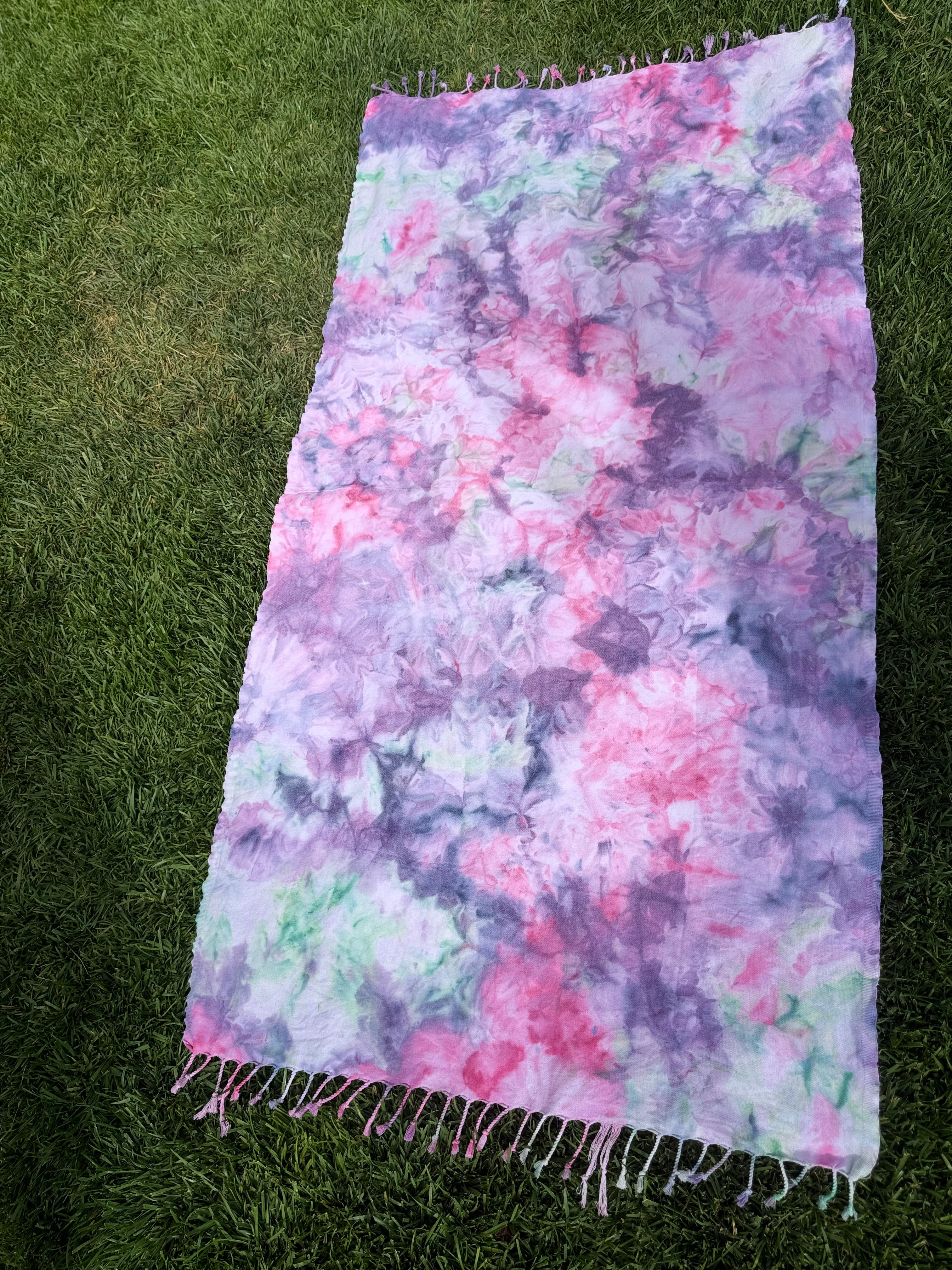 Hydrangea Towel Picnic Blanket 40”x70”