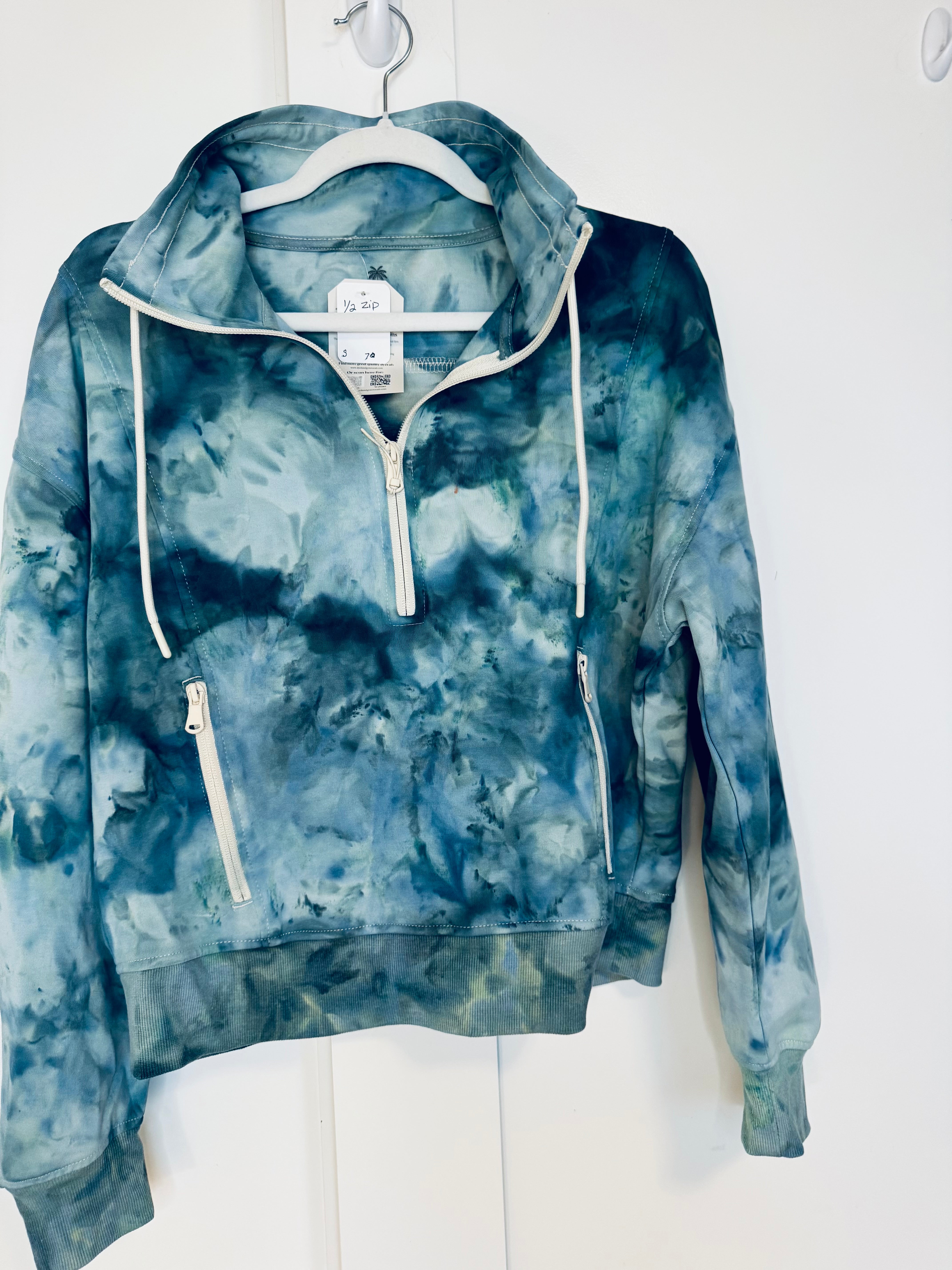 Small Ice Dye So Soft 1/2 Zip