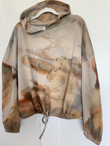 L-XL Semi Cropped Cinch Hoodie