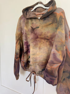 L-XL Semi Cropped Cinch Hoodie