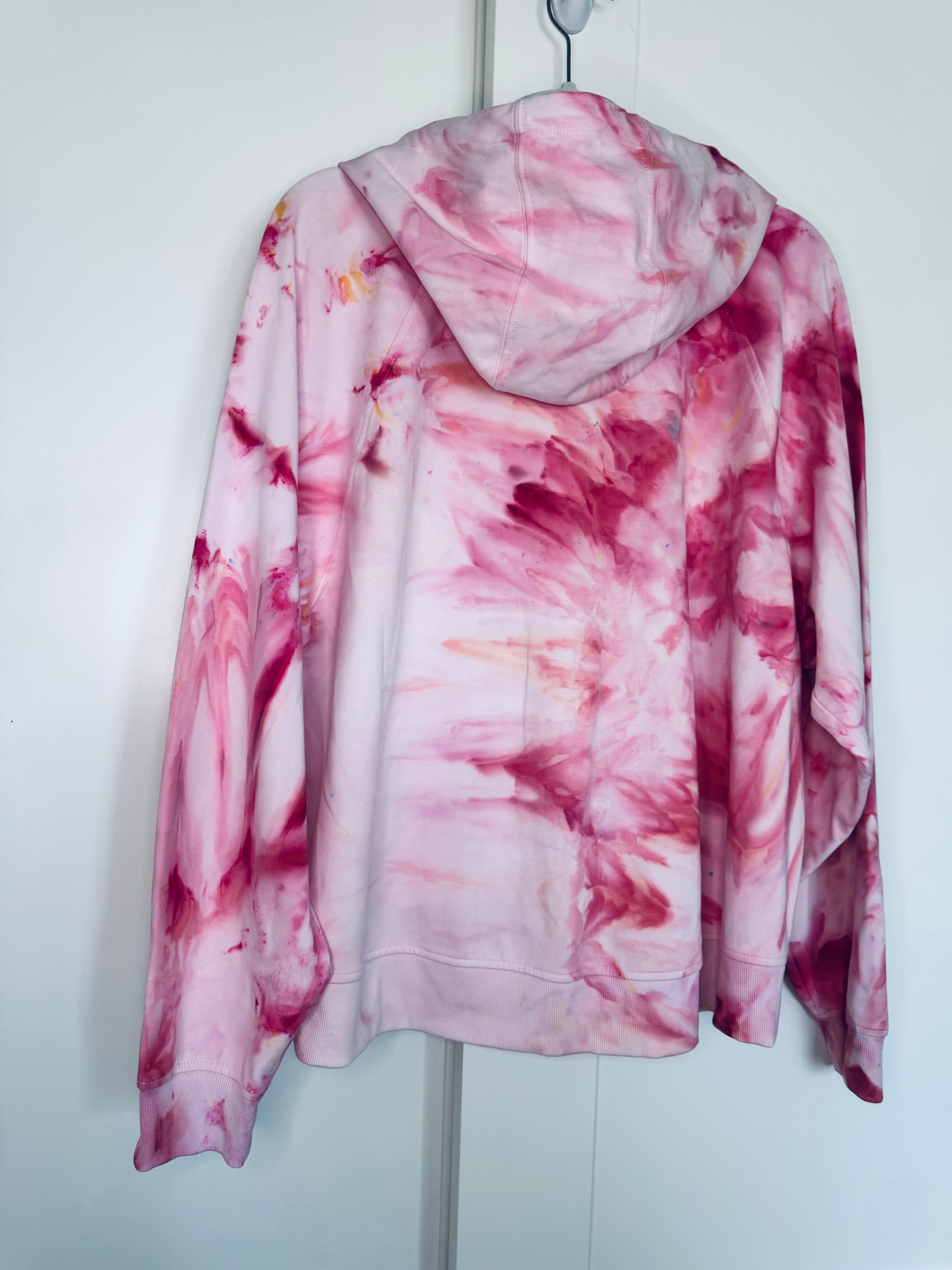 XLarge Strawberries and Cream So Cozy Ladies Zip Up