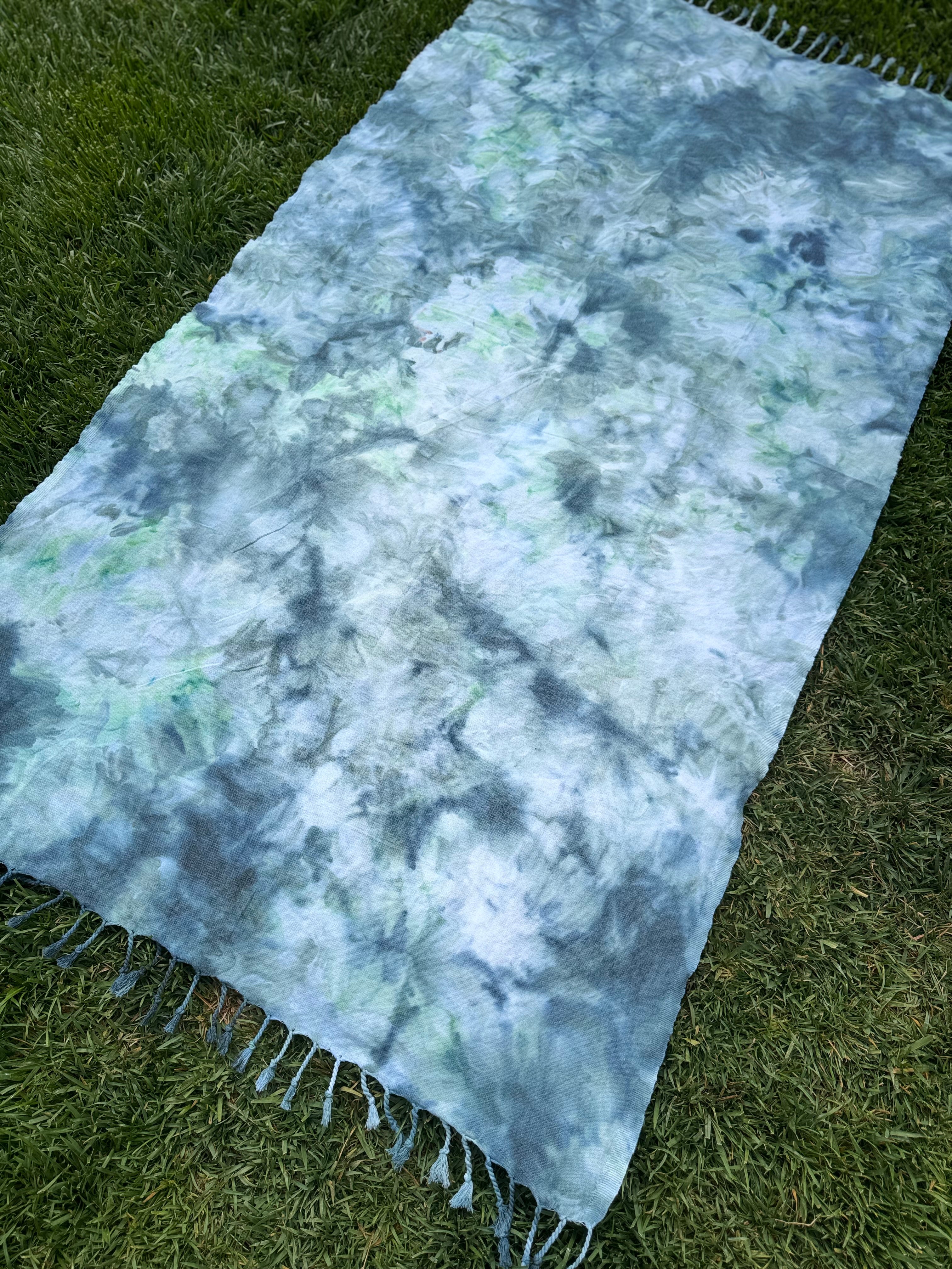 Island Blue Towel Picnic Blanket 40”x70”