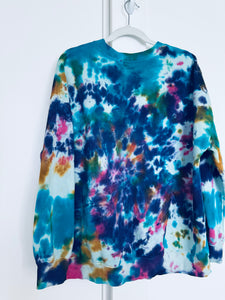 Medium Splatter Dye So Cozy Crew <Longer Fit>