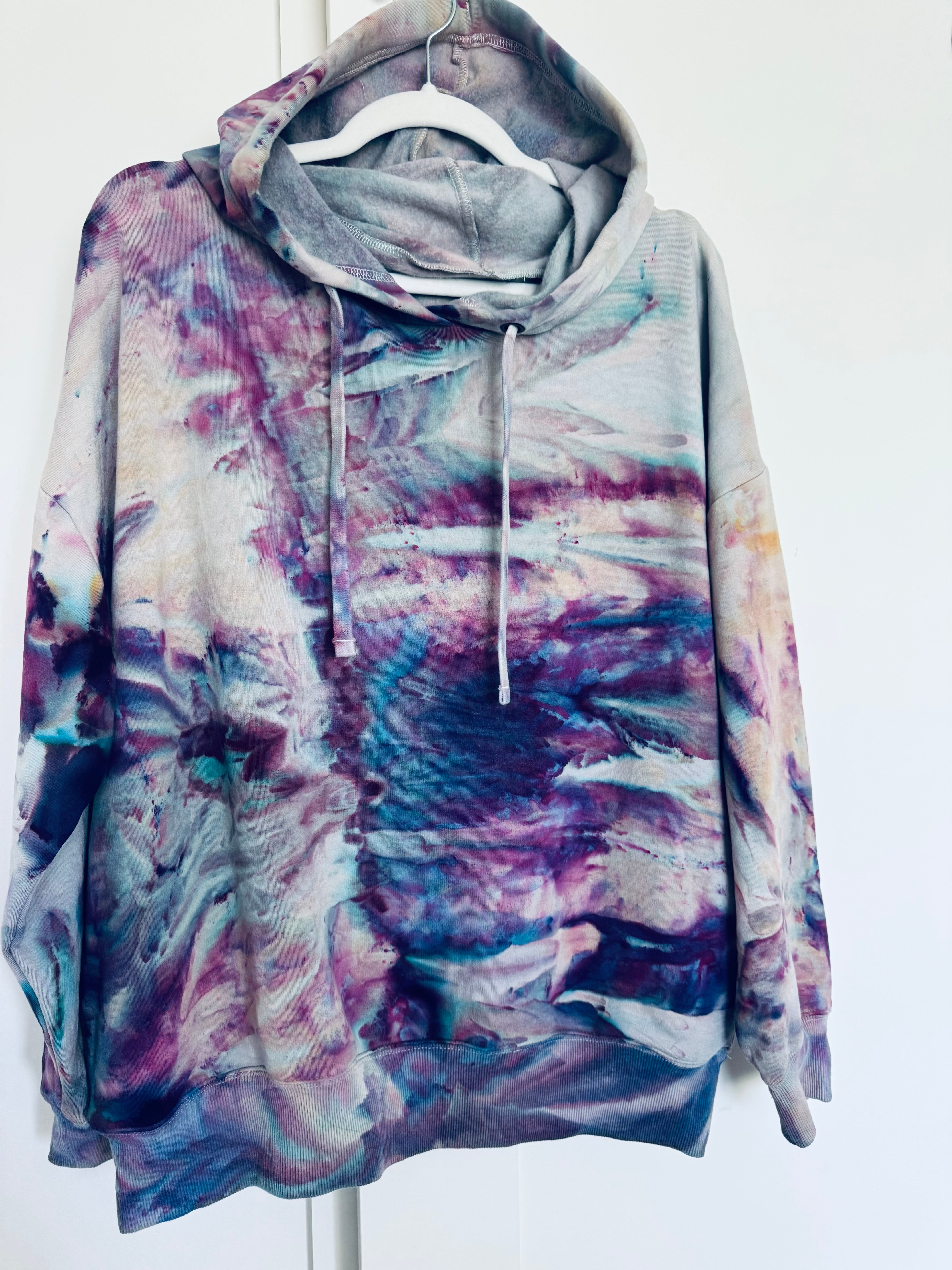 Large Ice Dye Super Soft Hoodie