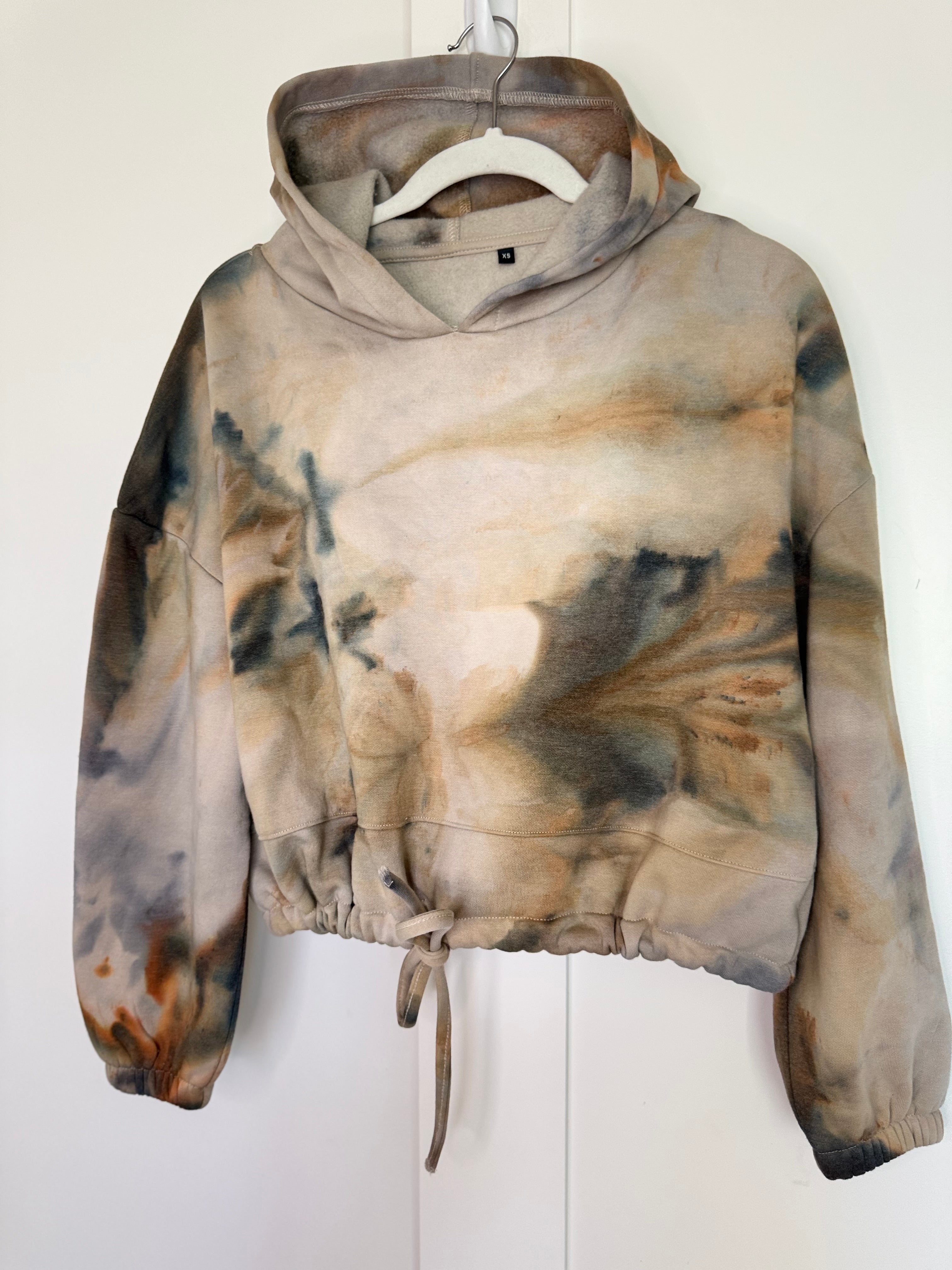 XS Semi Cropped Cinch Hoodie