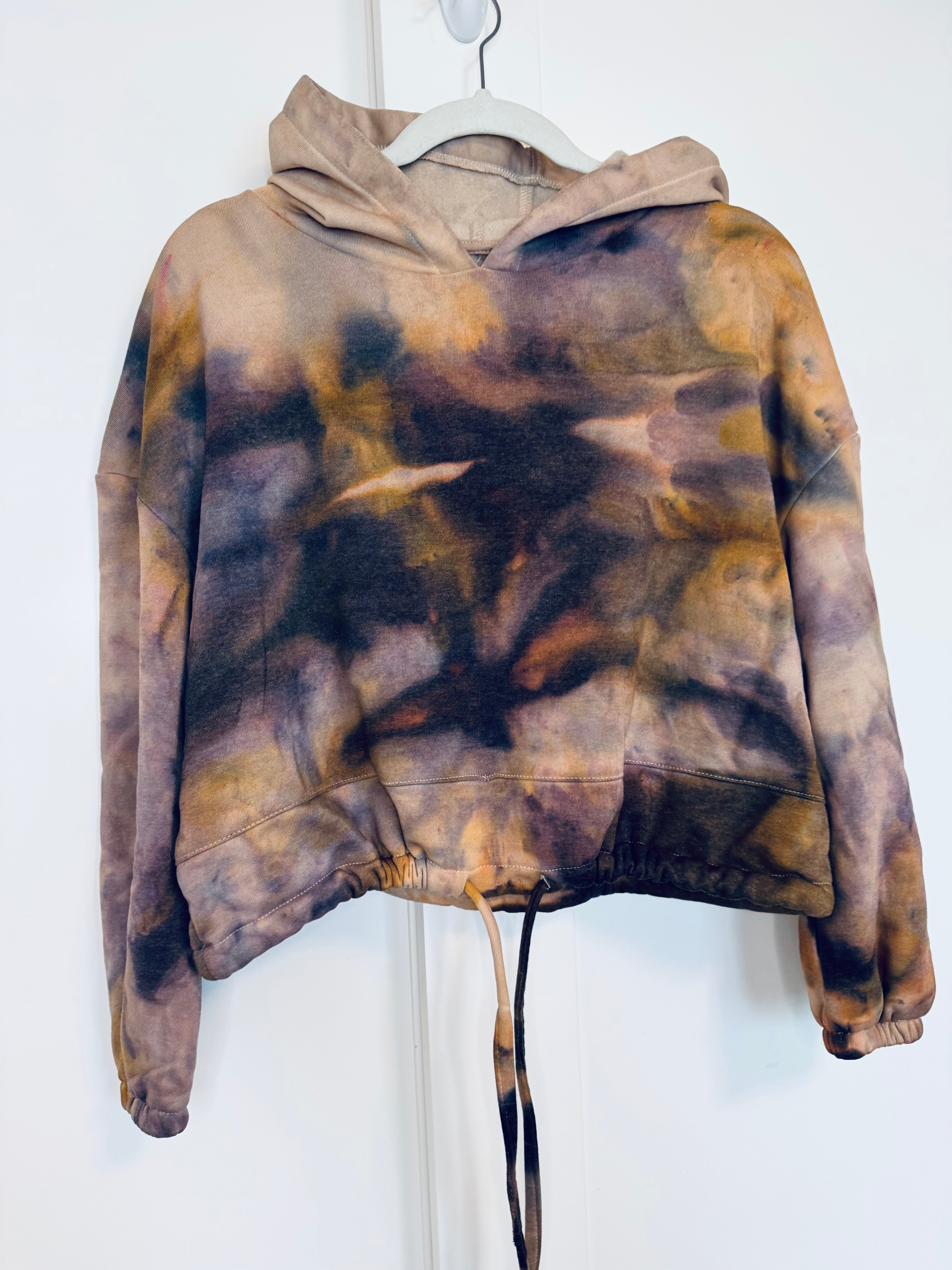 XS-Small Semi Cropped Cinch Hoodie