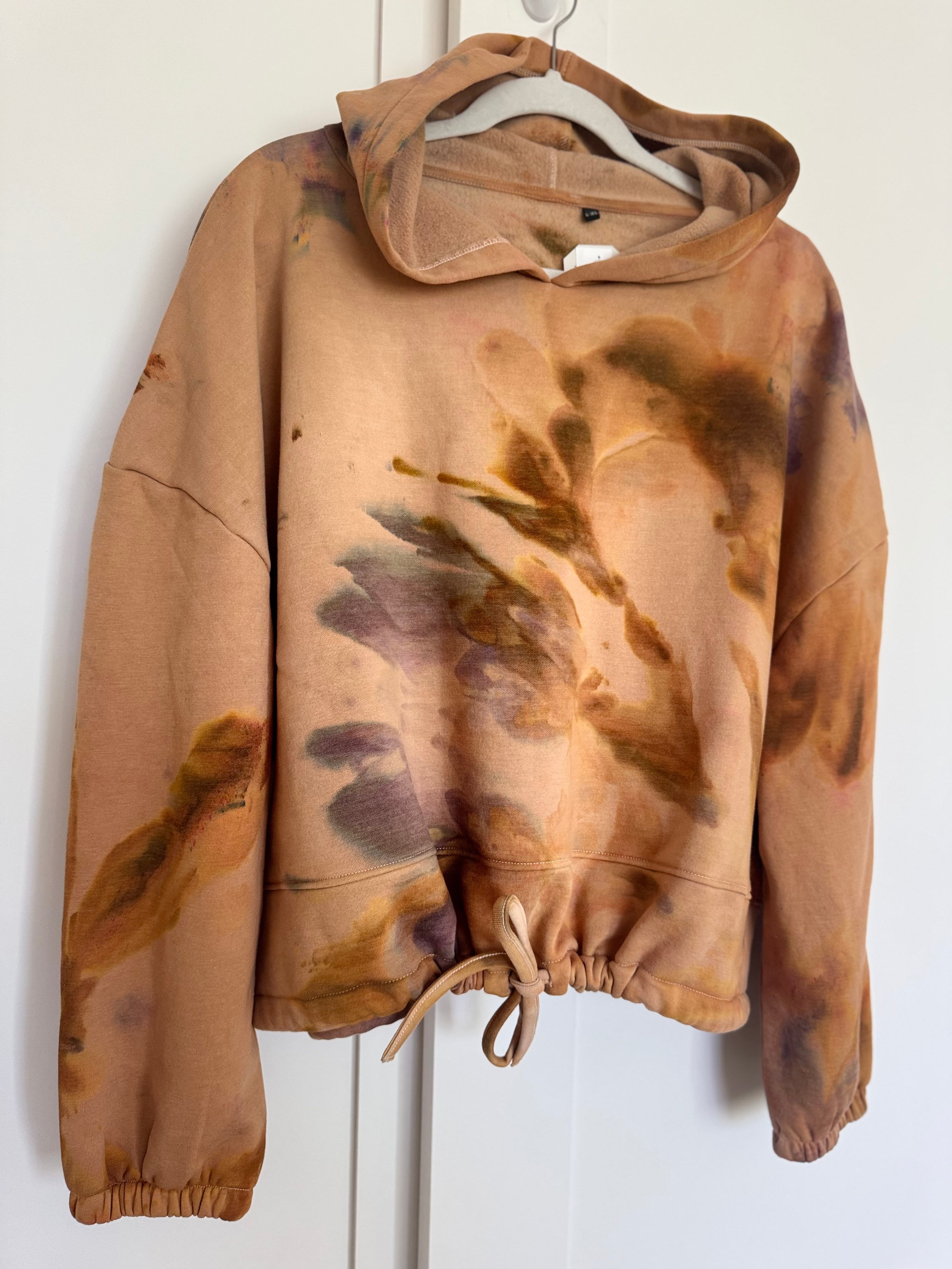 L-XL Semi Cropped Cinch Hoodie