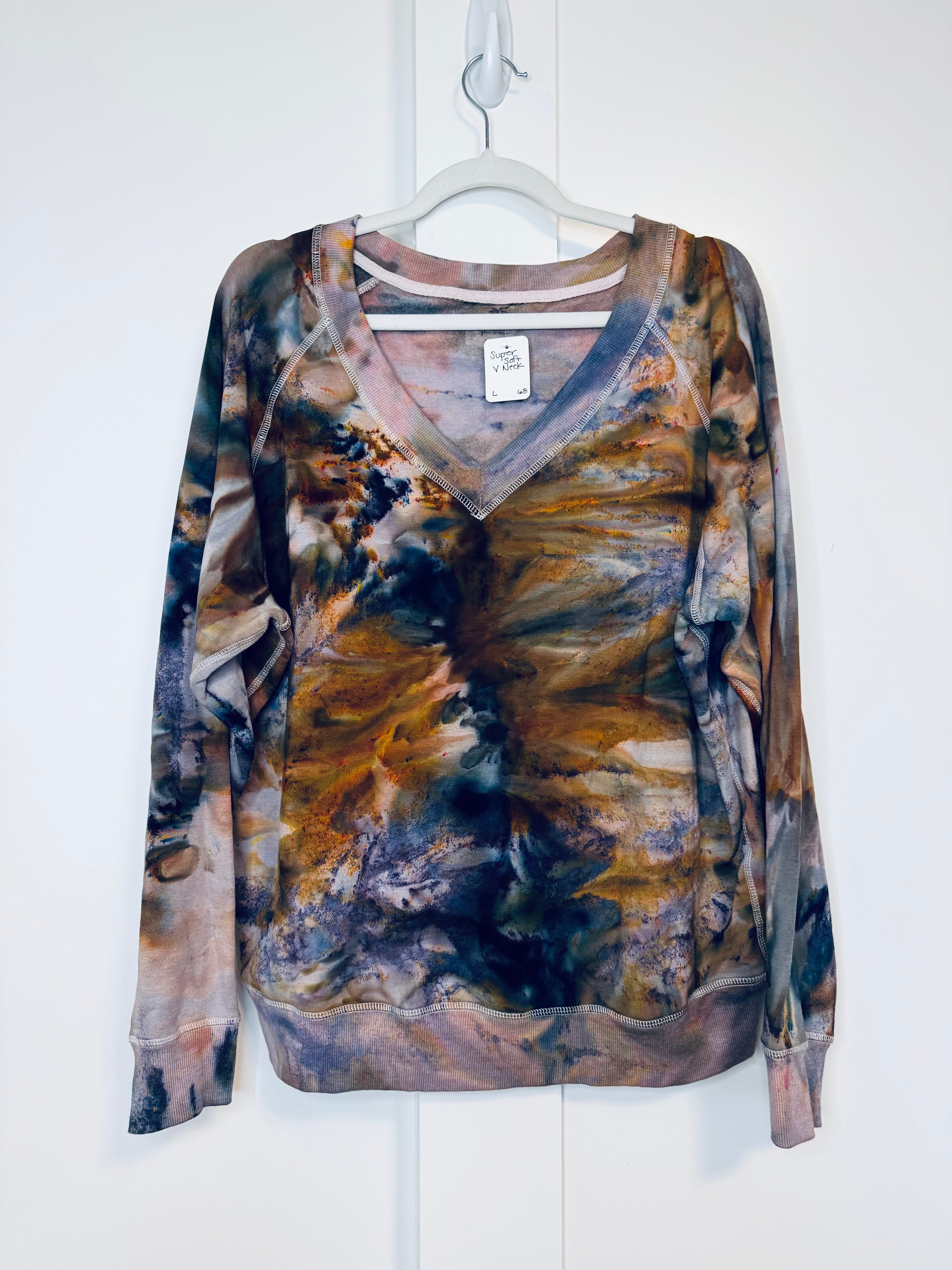 Large Super Soft V Neck Sweater