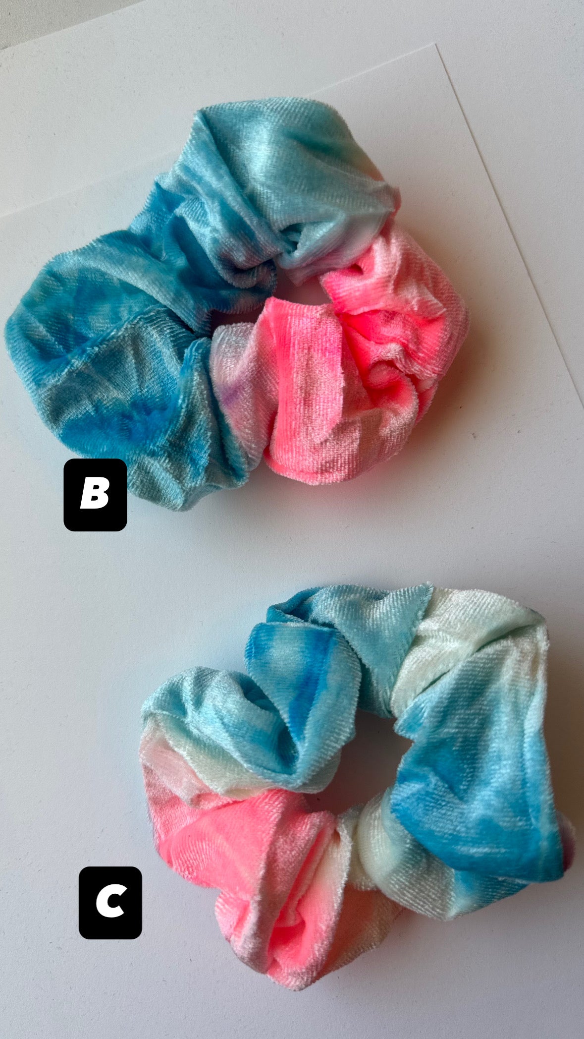 Tie Dye Scrunchies