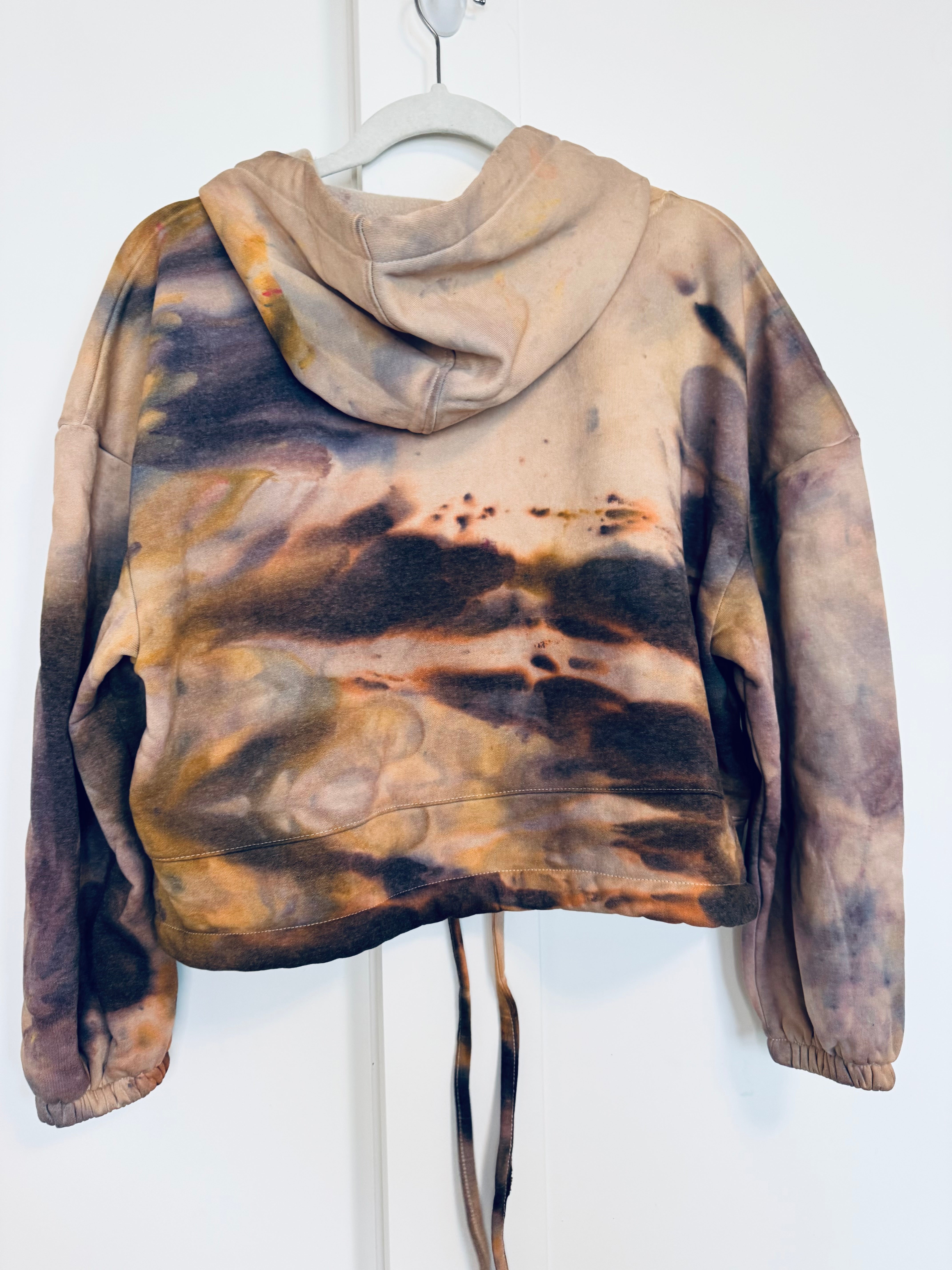 XS-Small Semi Cropped Cinch Hoodie