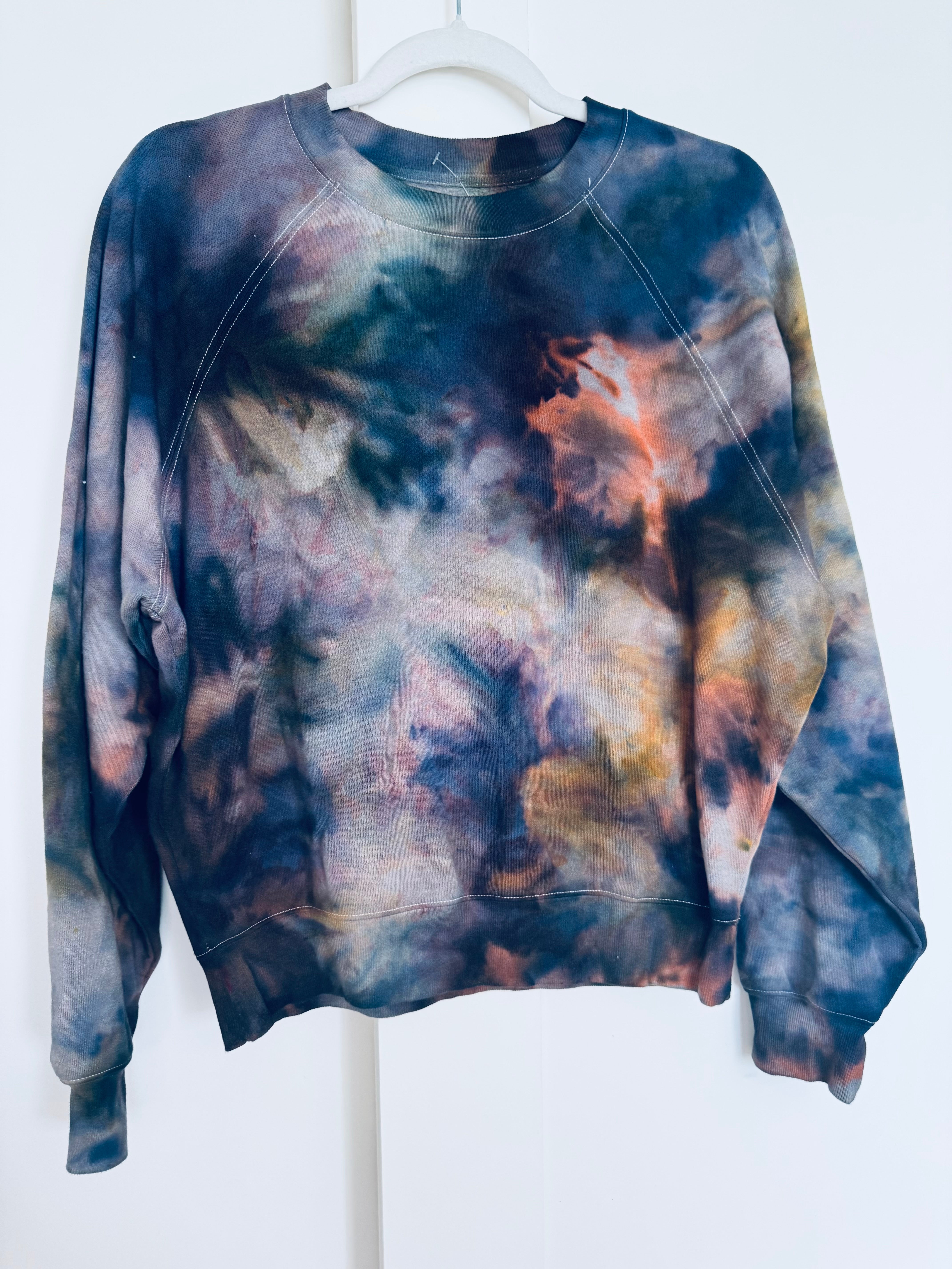 Small So Cozy Ice Dye Classic Crew