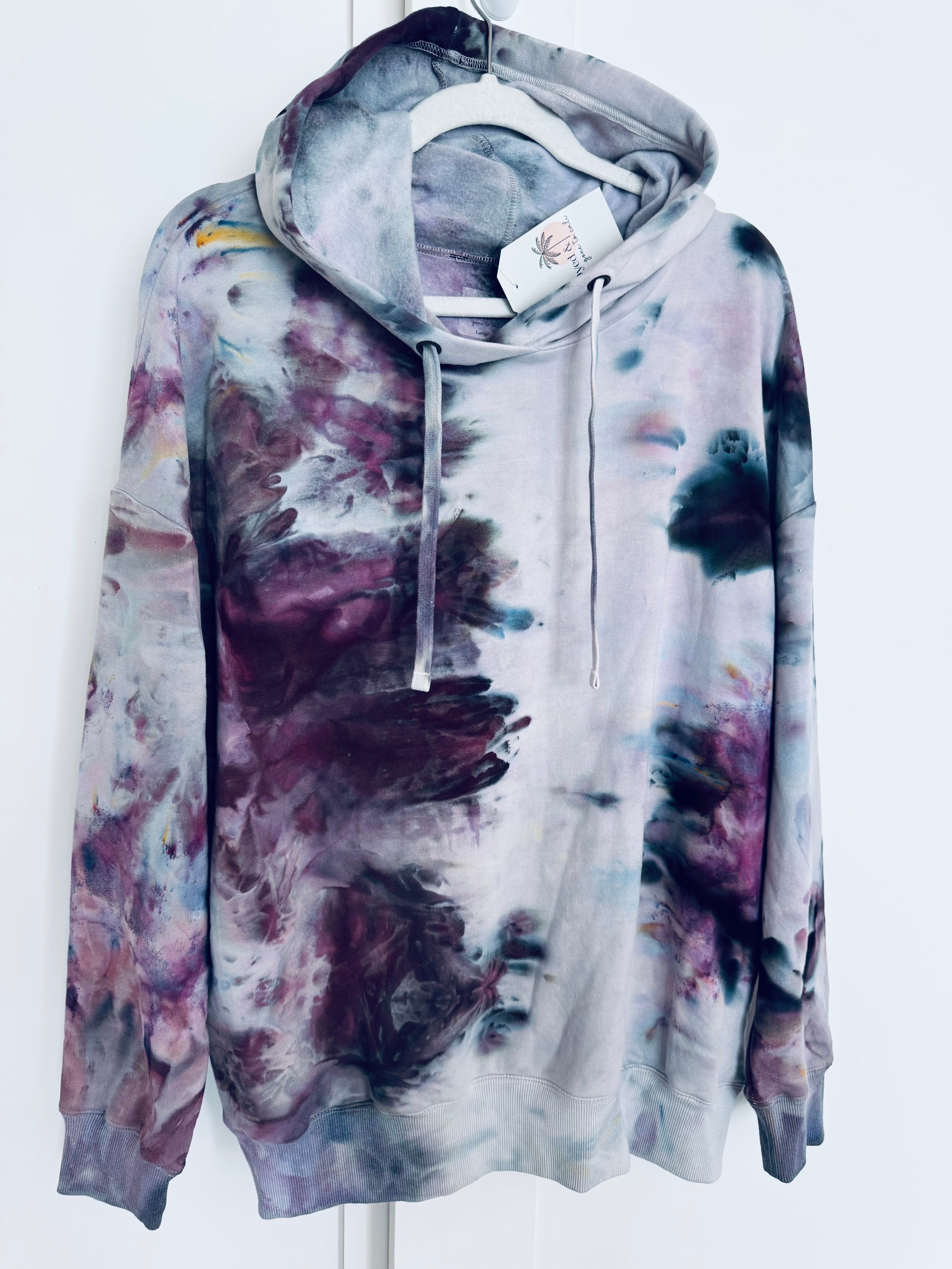 L Ice Dye Super Soft Hoodie