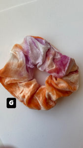 Tie Dye Scrunchies