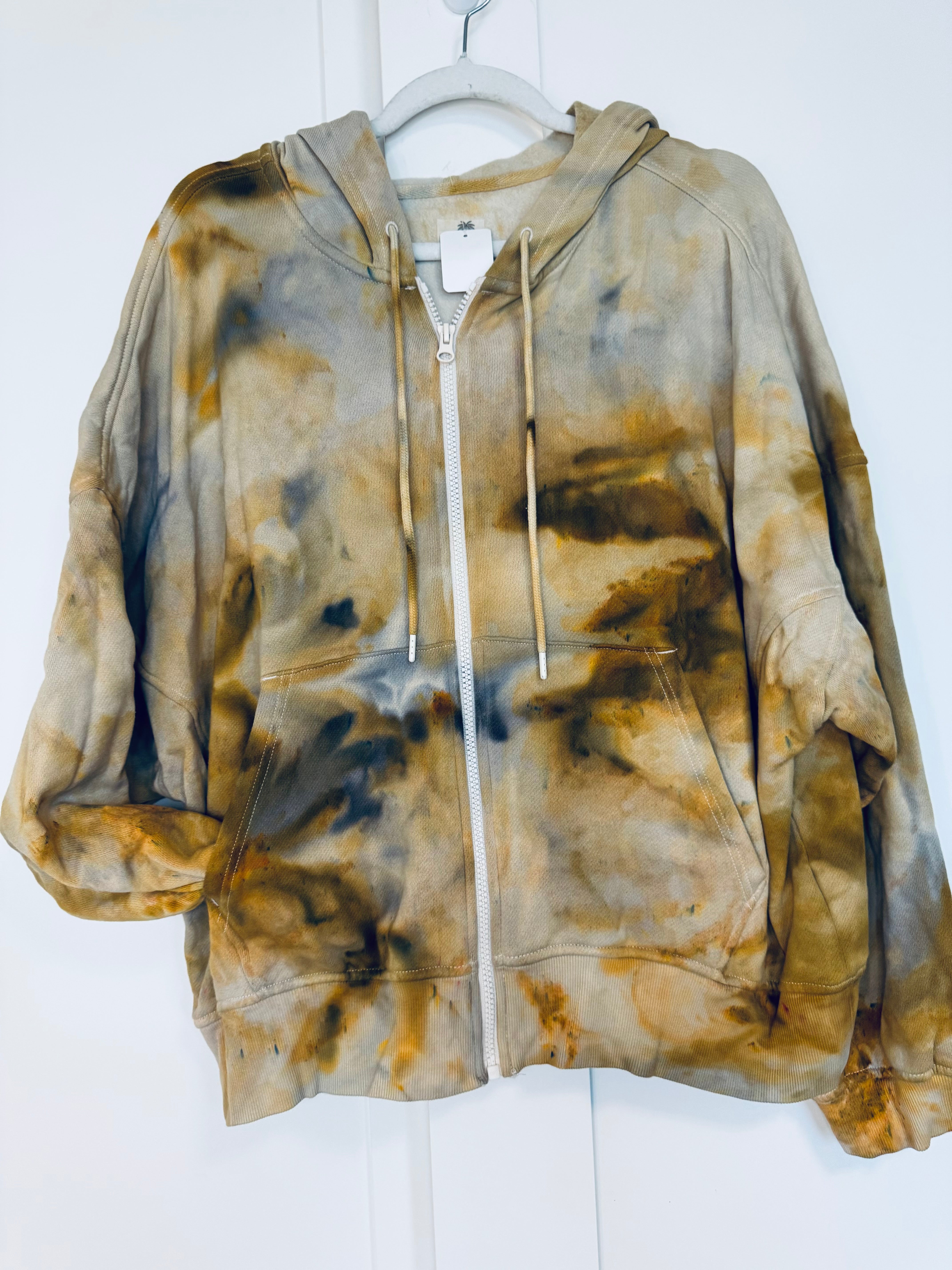 XL Ice Dye So Comfy Zip Up