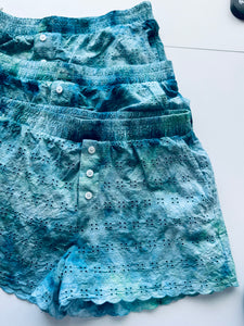 Darling Eyelet Short Island Blue (All Sizes)