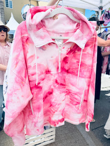 XXL Iridescent Drift 1/2 Zip Hoodie