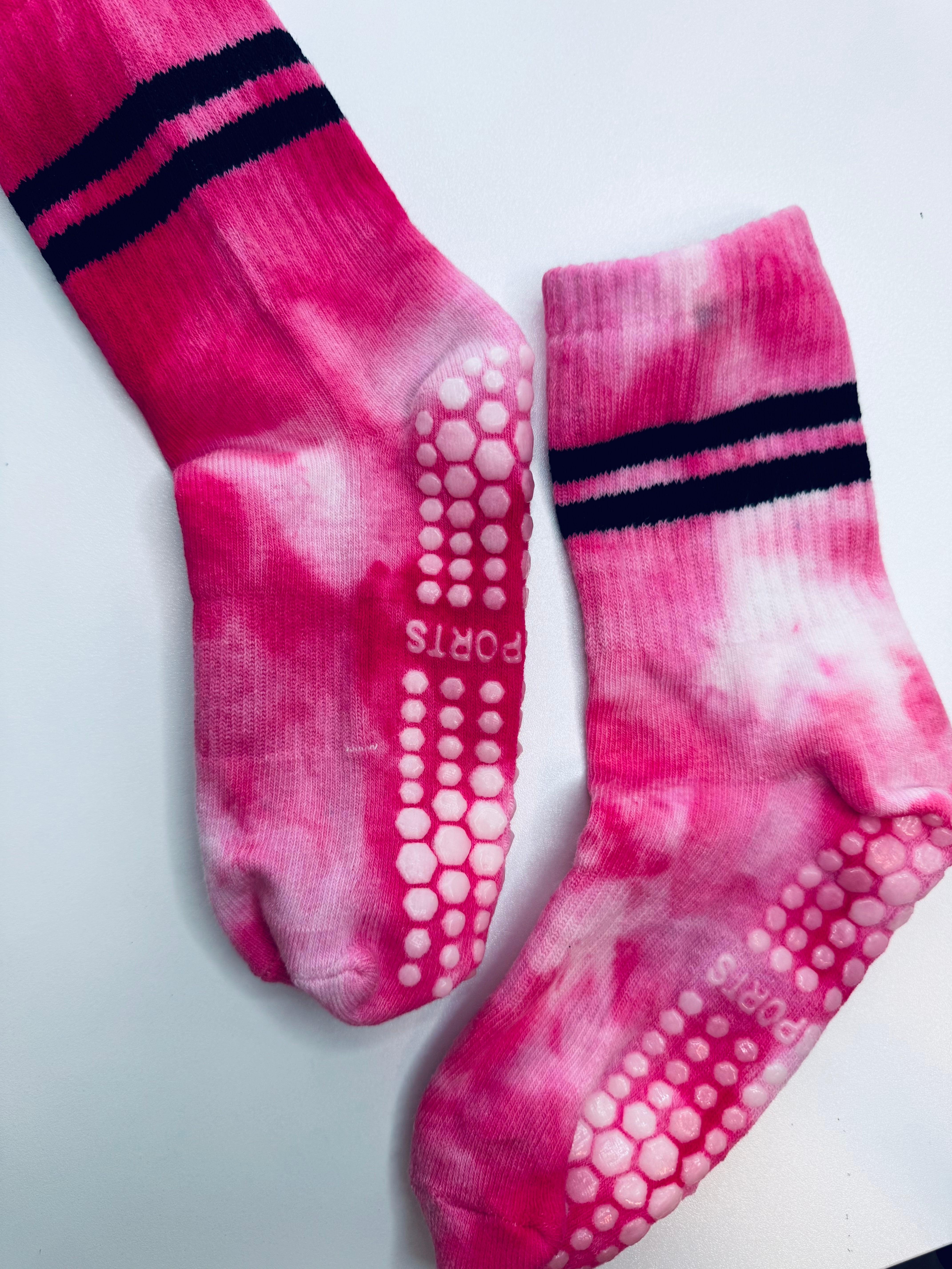 Dyed Pilates Yoga Grip Socks