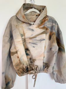 Small-Medium Semi Cropped Cinch Hoodie