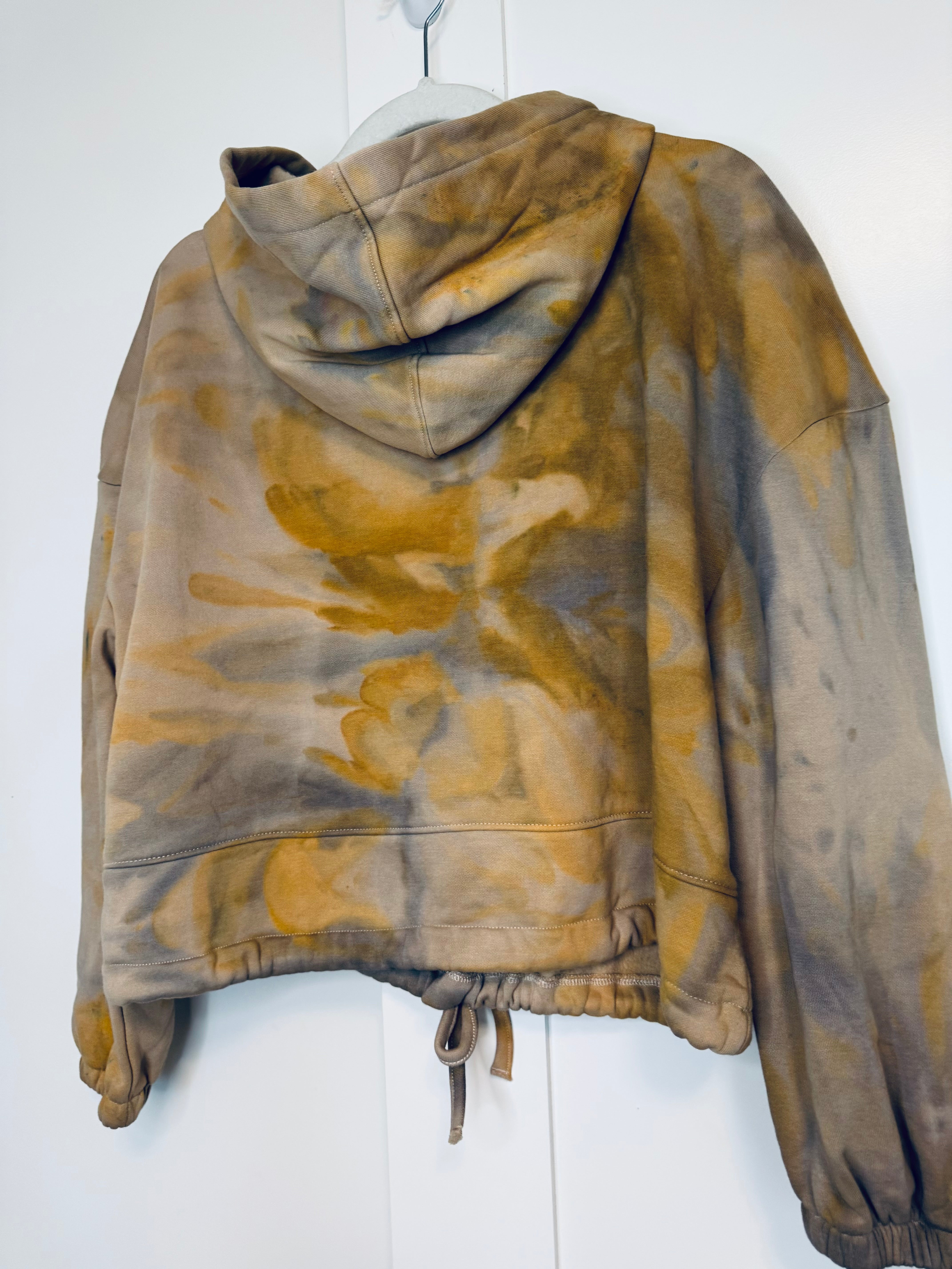 Small-Medium Semi Cropped Cinch Hoodie