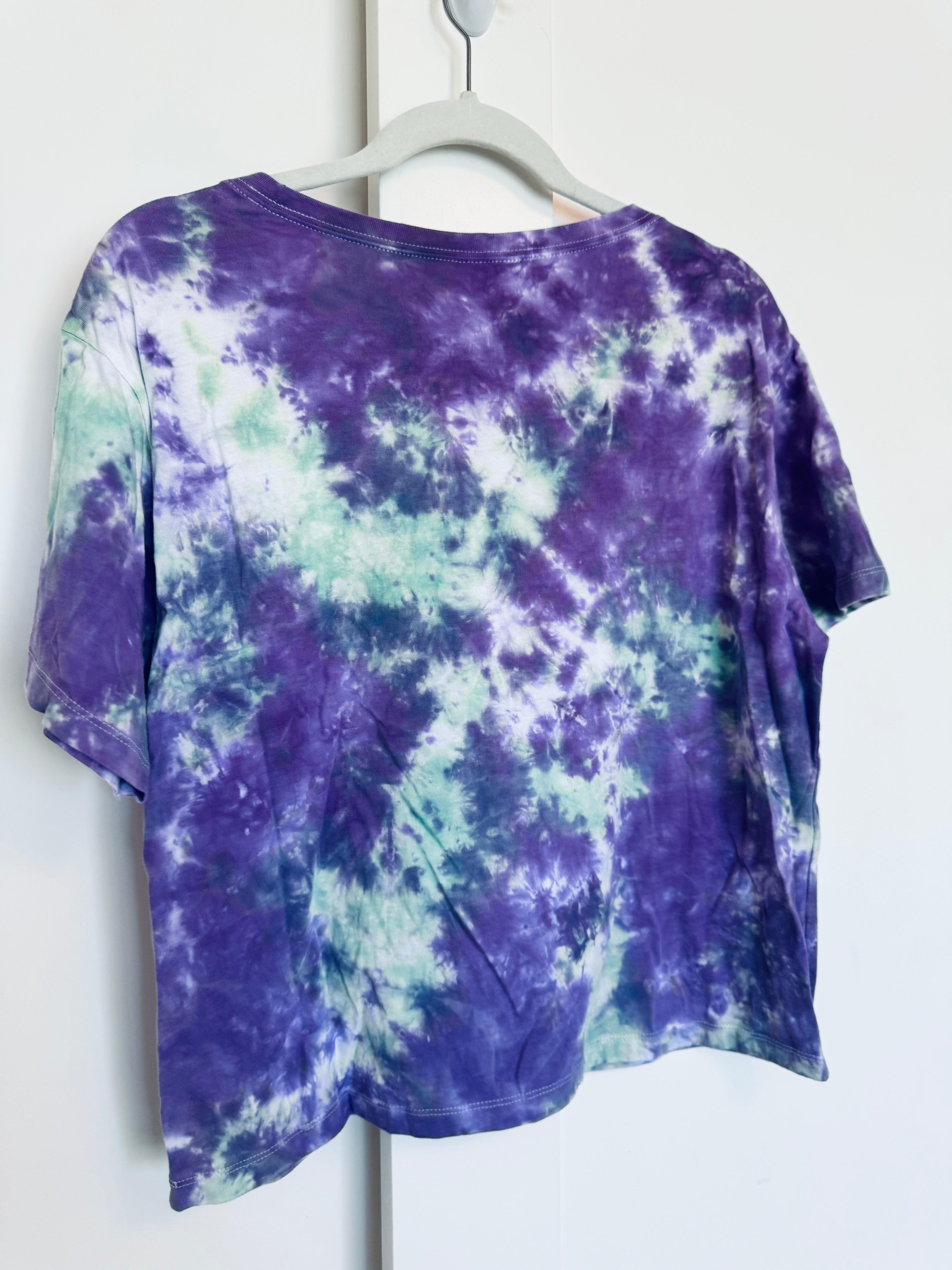 Large Ice Dye Boxy Tee