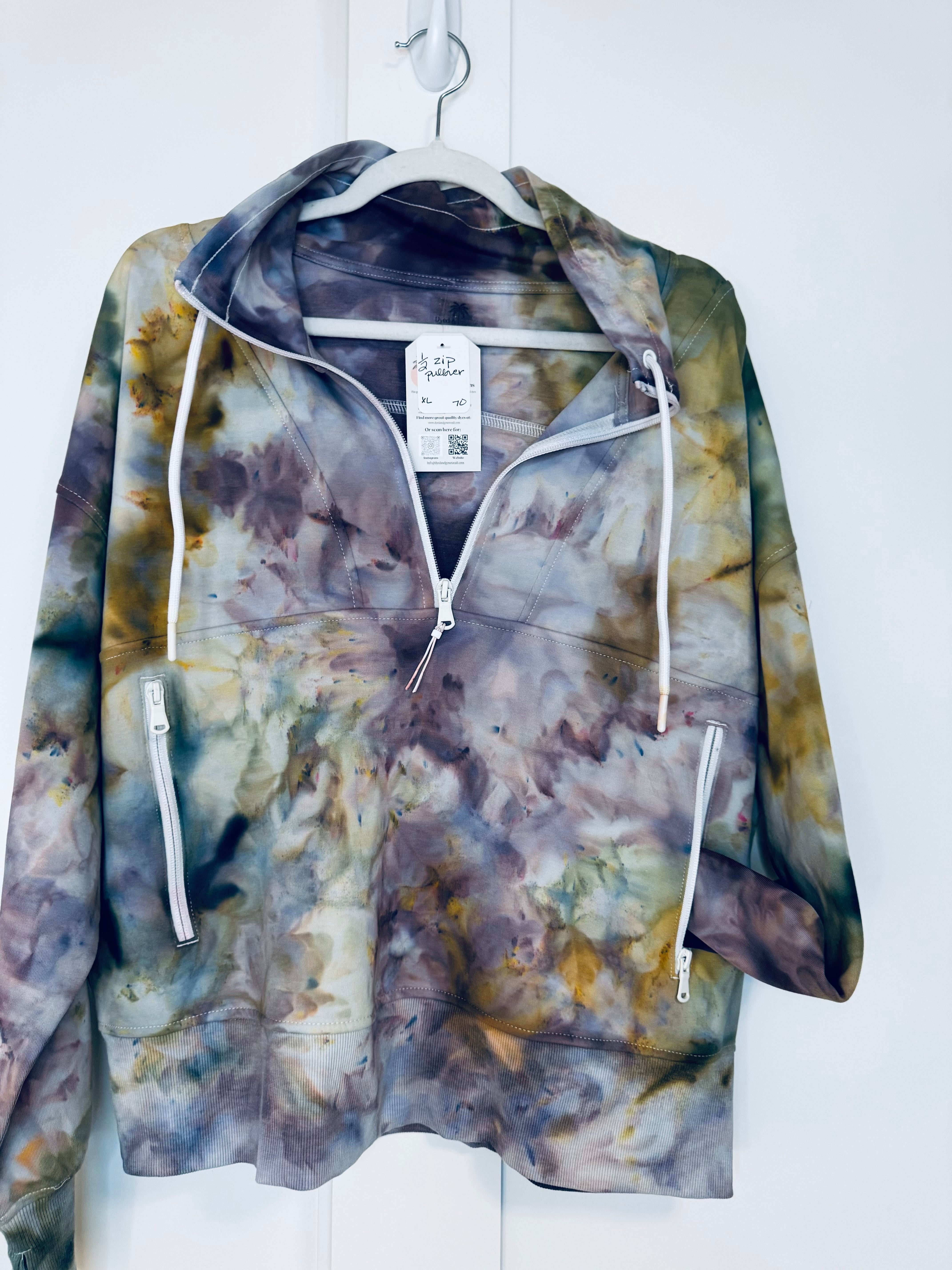 XL Ice Dye So Soft 1/2 Zip