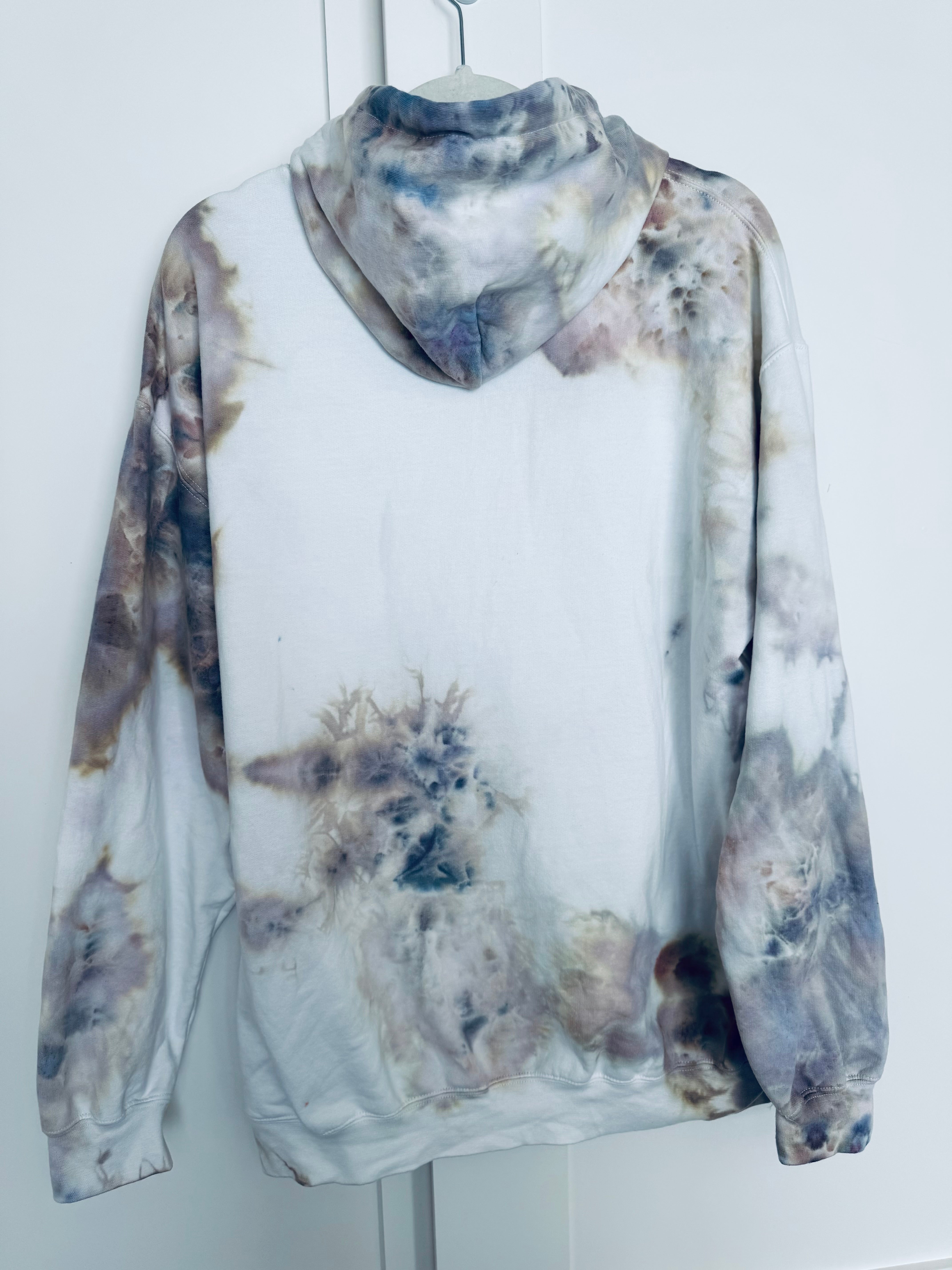 Large Unisex Ice Dyed Hoodie