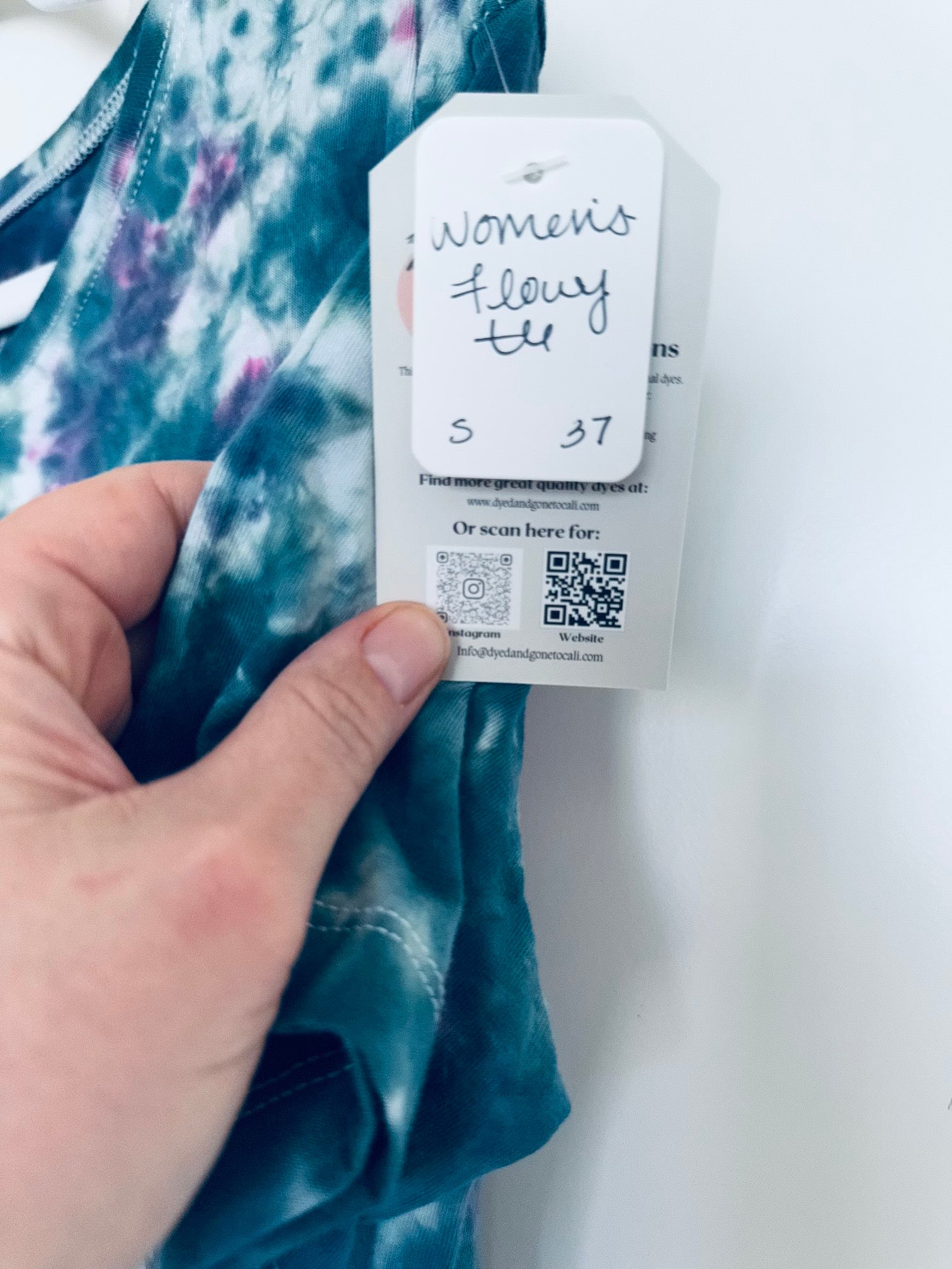 Small Ice Dye Boxy Tee