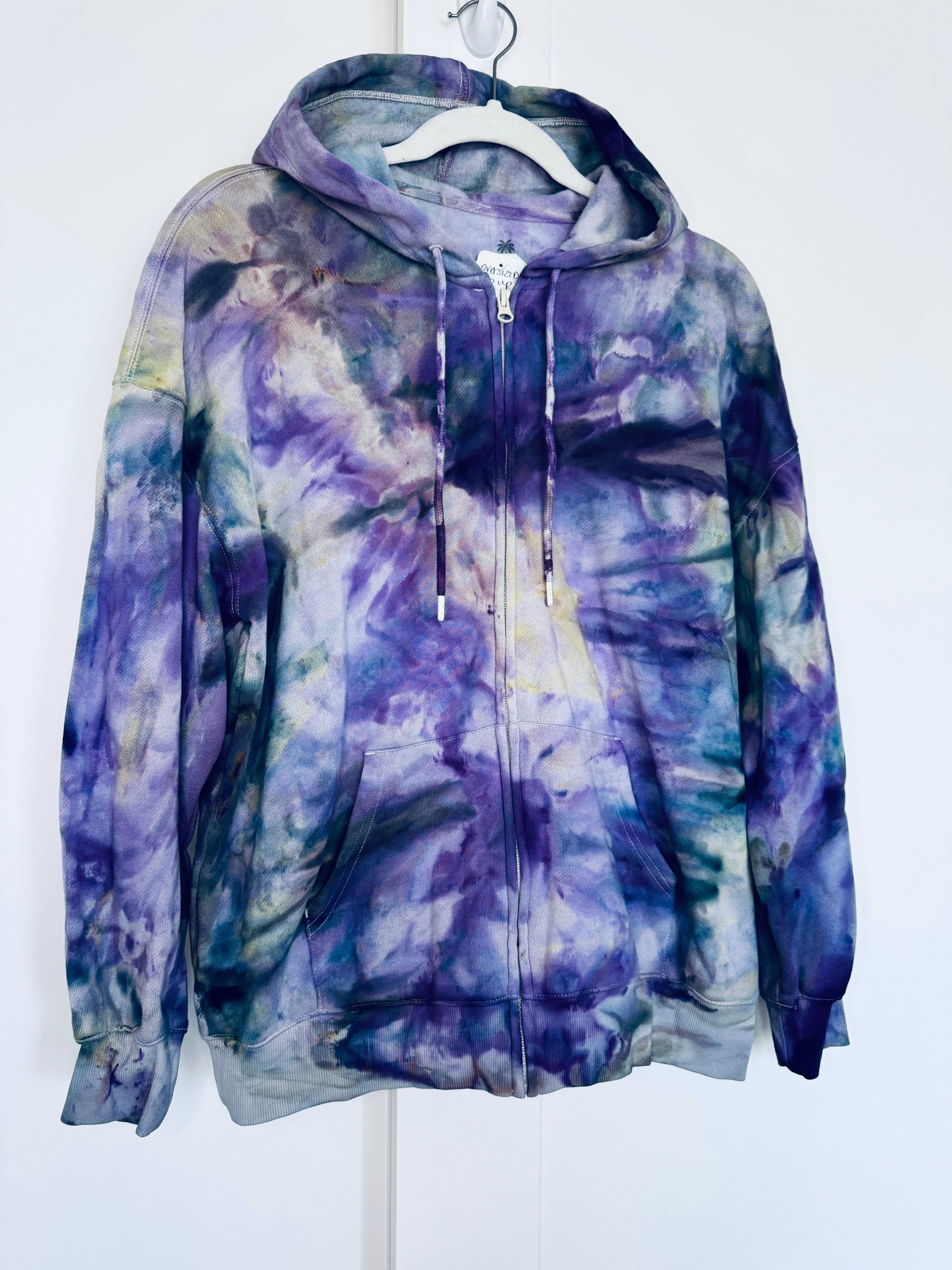 Small Oversized Zip Up Hoodie