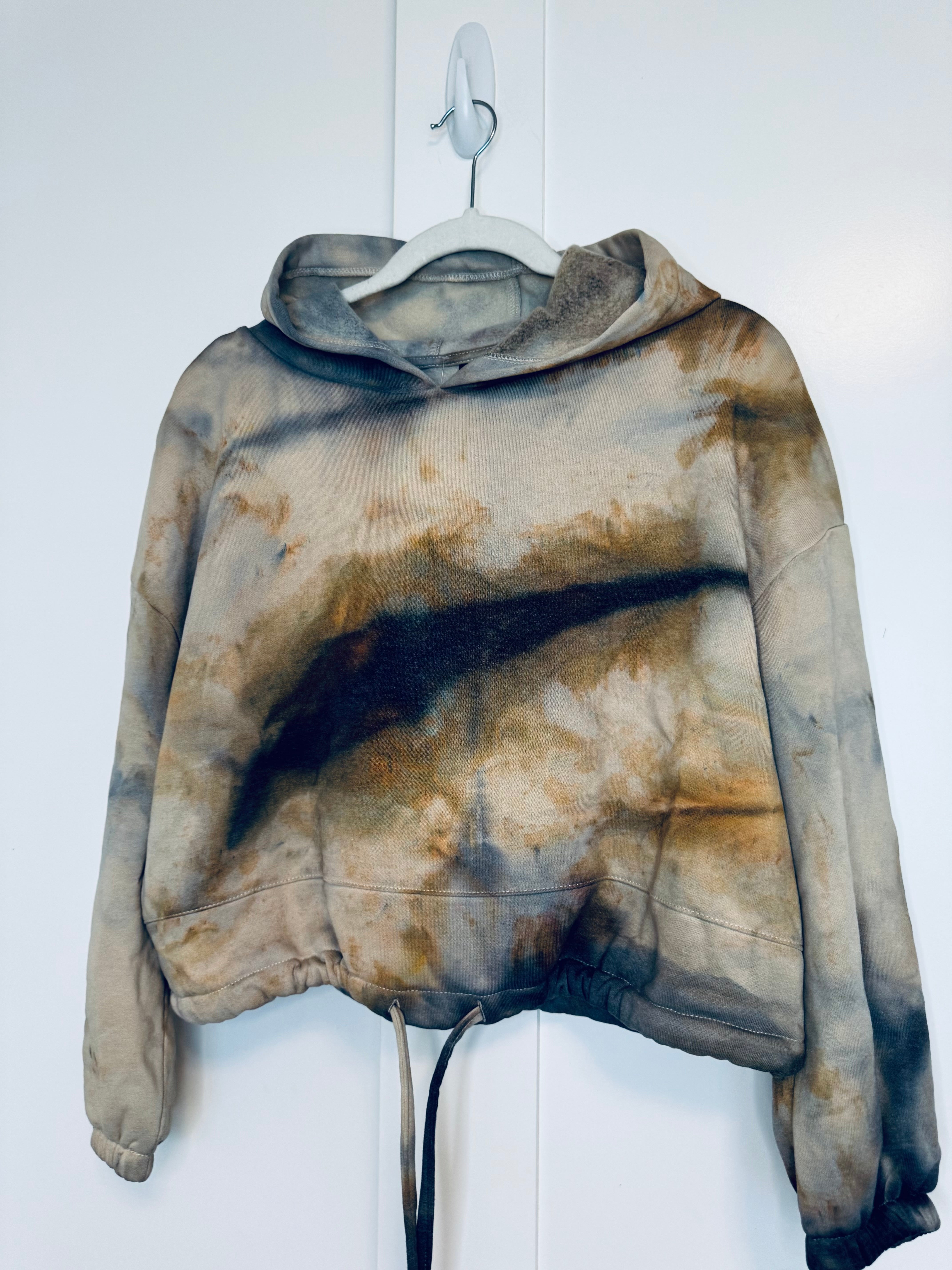 XS-Small Semi Cropped Cinch Hoodie