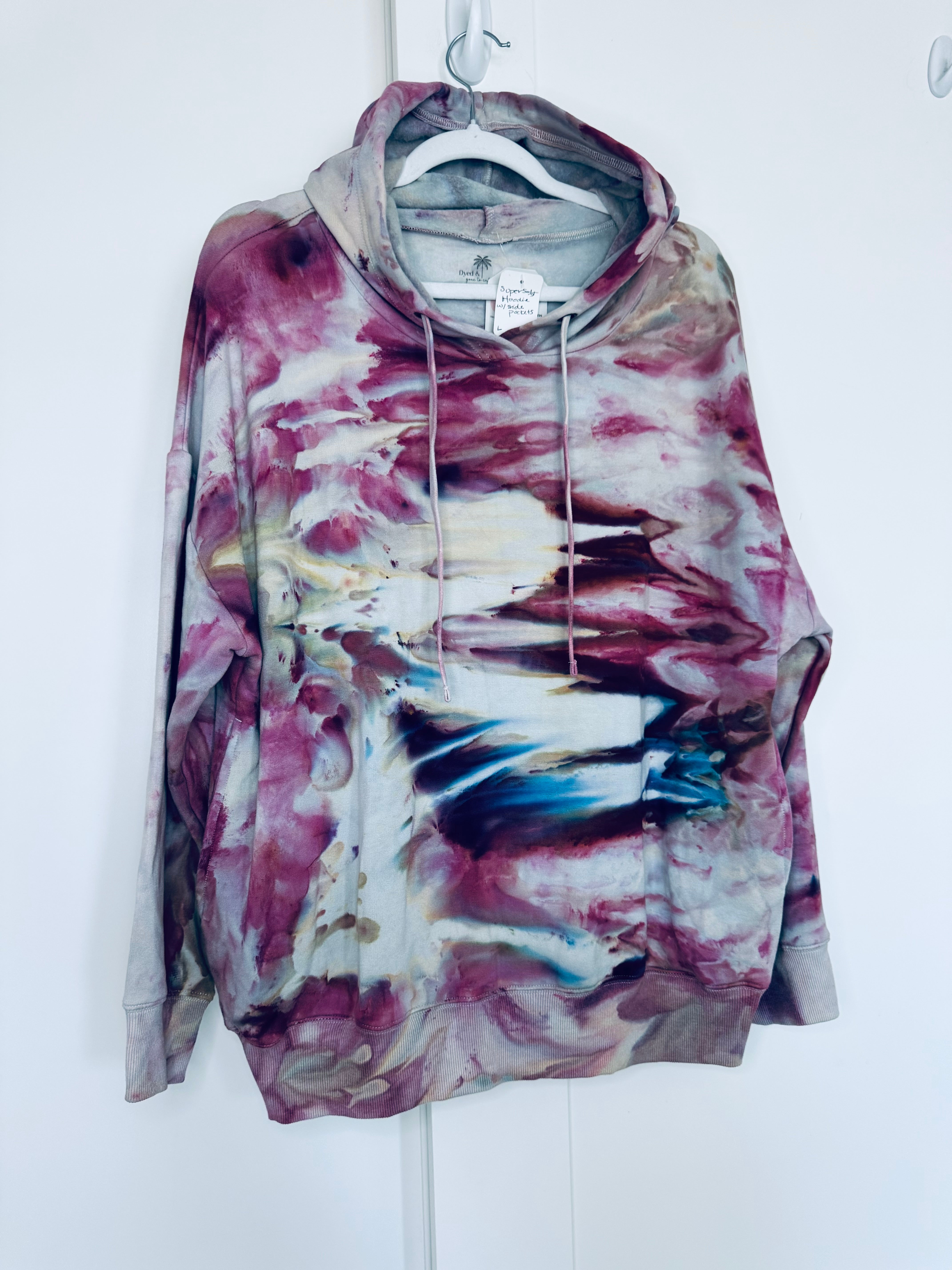 Large Ice Dye Super Soft Hoodie
