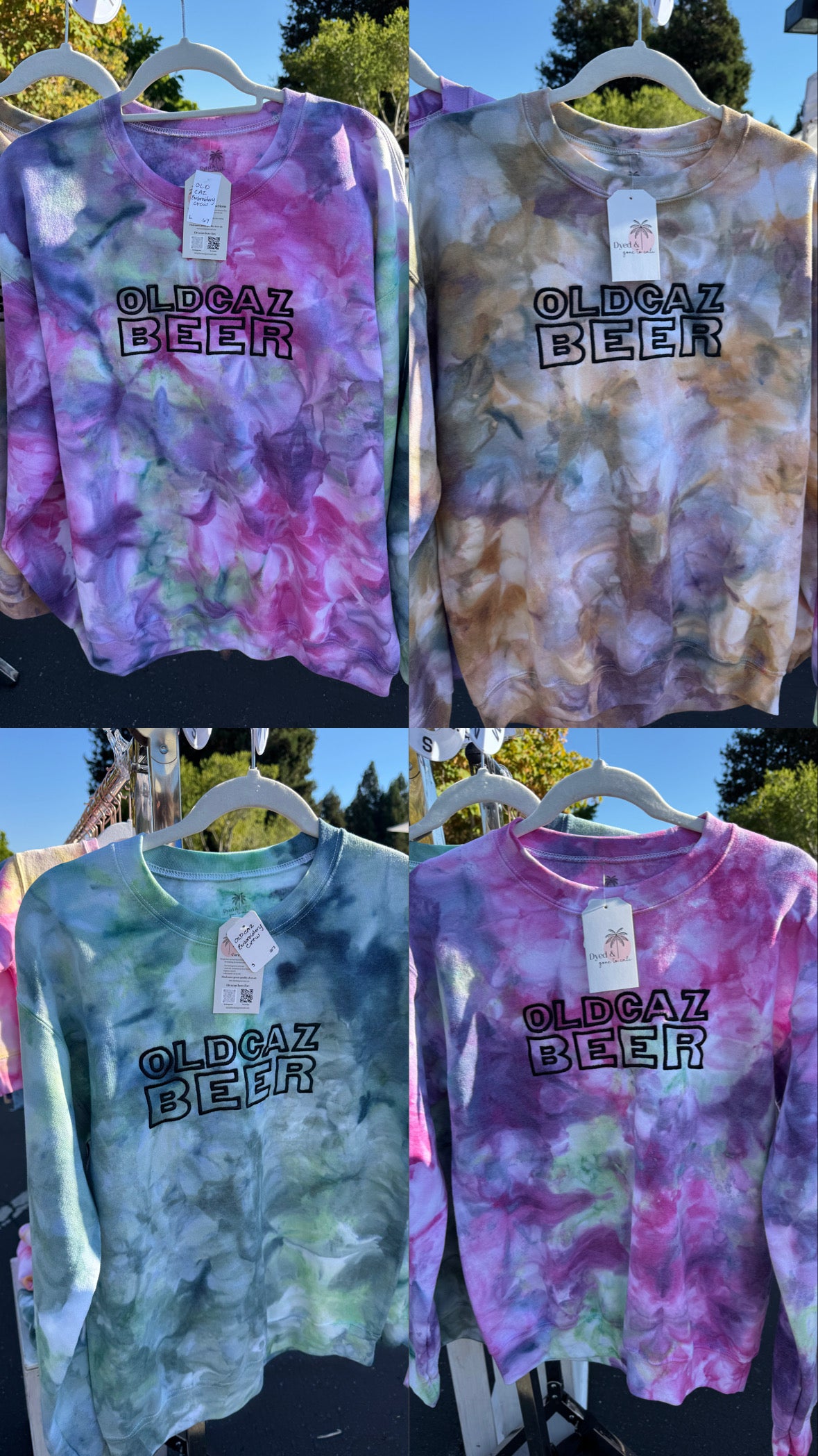 Old Caz Dyed Crews