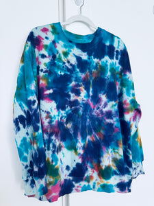 Medium Splatter Dye So Cozy Crew <Longer Fit>