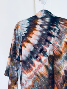 Earth Ice Dye Short Robe