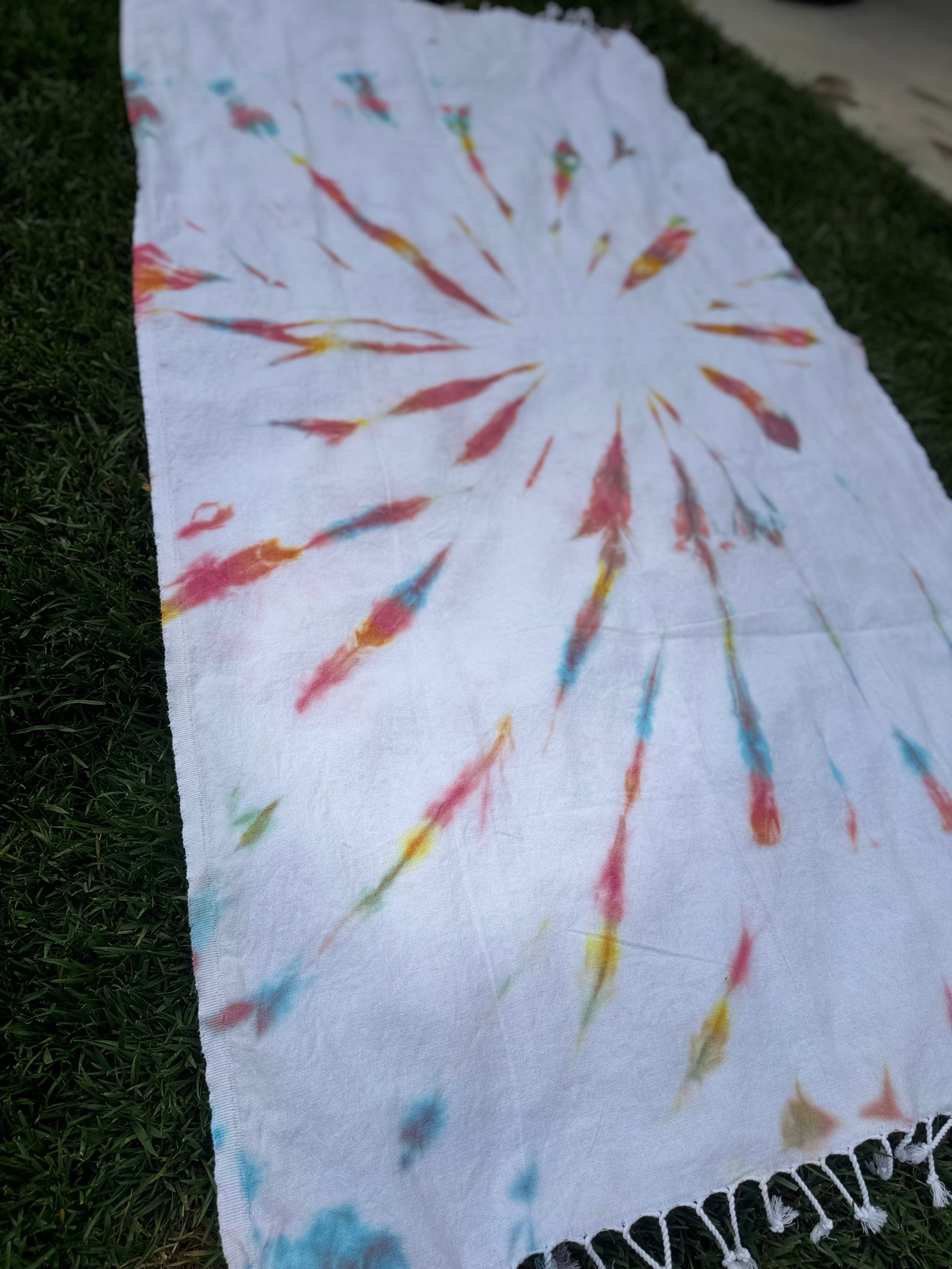 Vintage Classic Turkish Towel Picnic Blanket 40”x70”