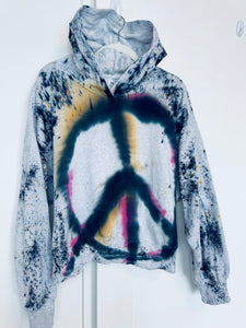 XL Ladies So Cozy Peace Splatter Hoodie