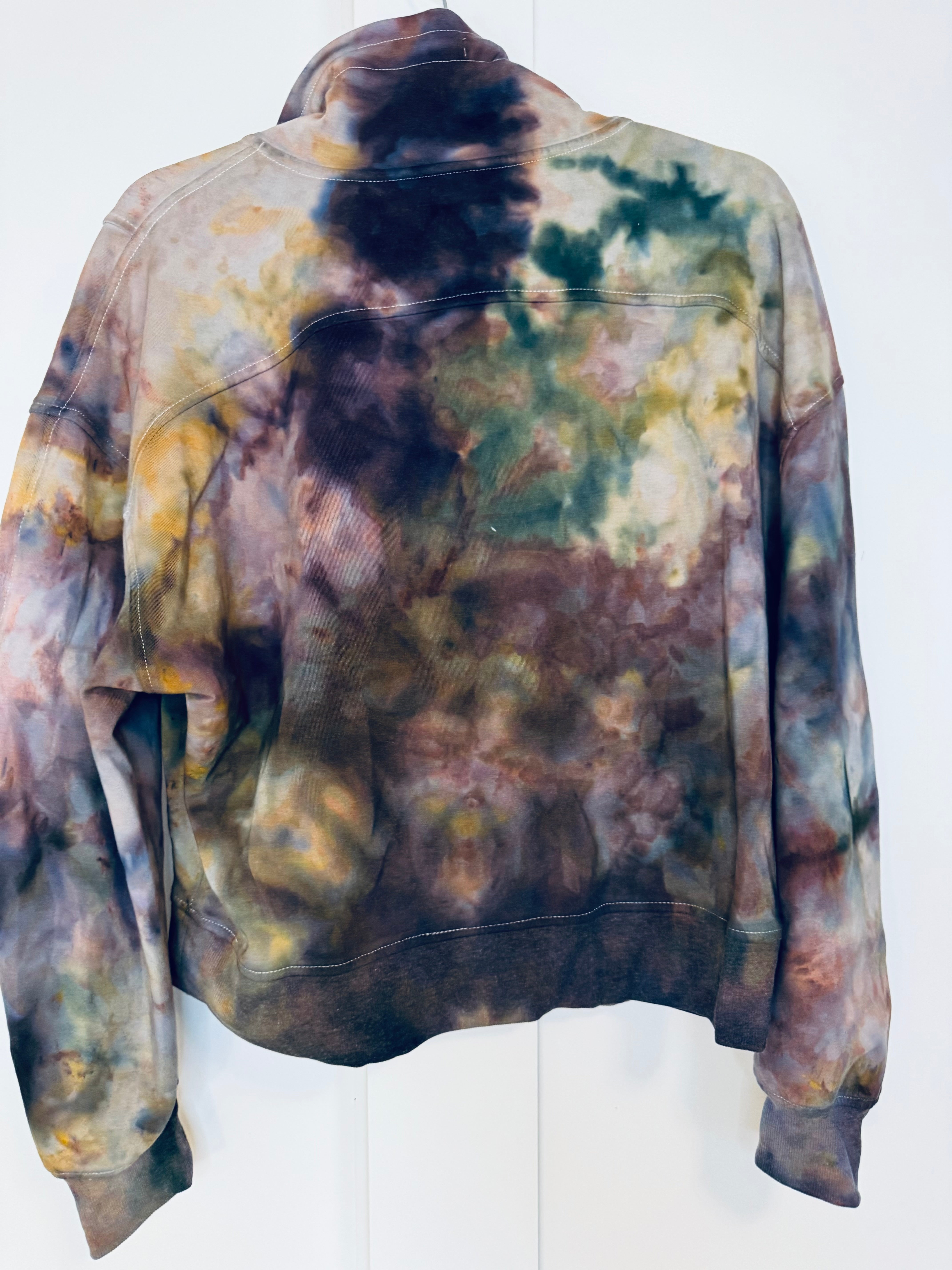Medium Ice Dye So Soft 1/2 Zip